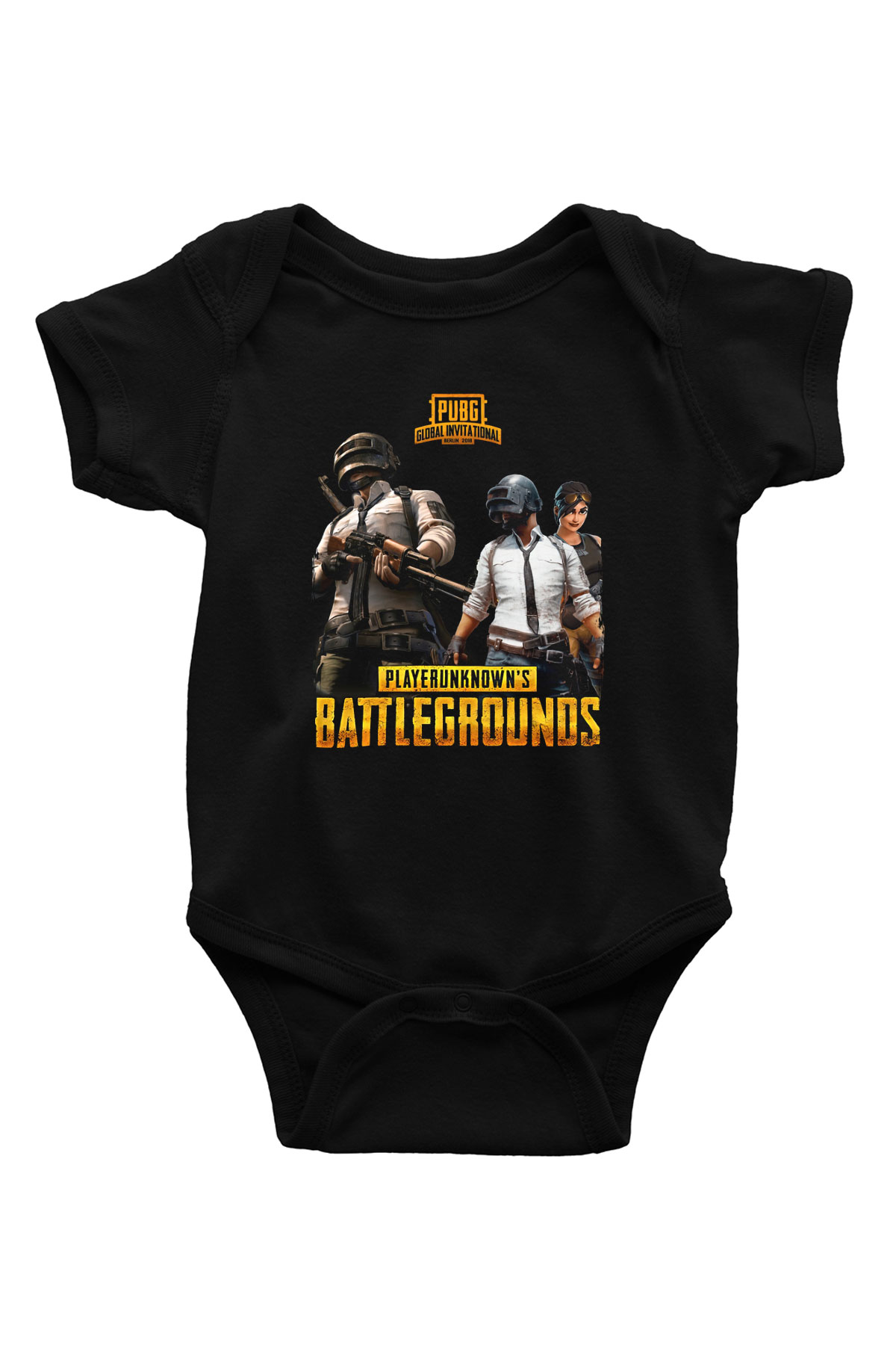PUBG Siyah Bebek Body - Zıbın
