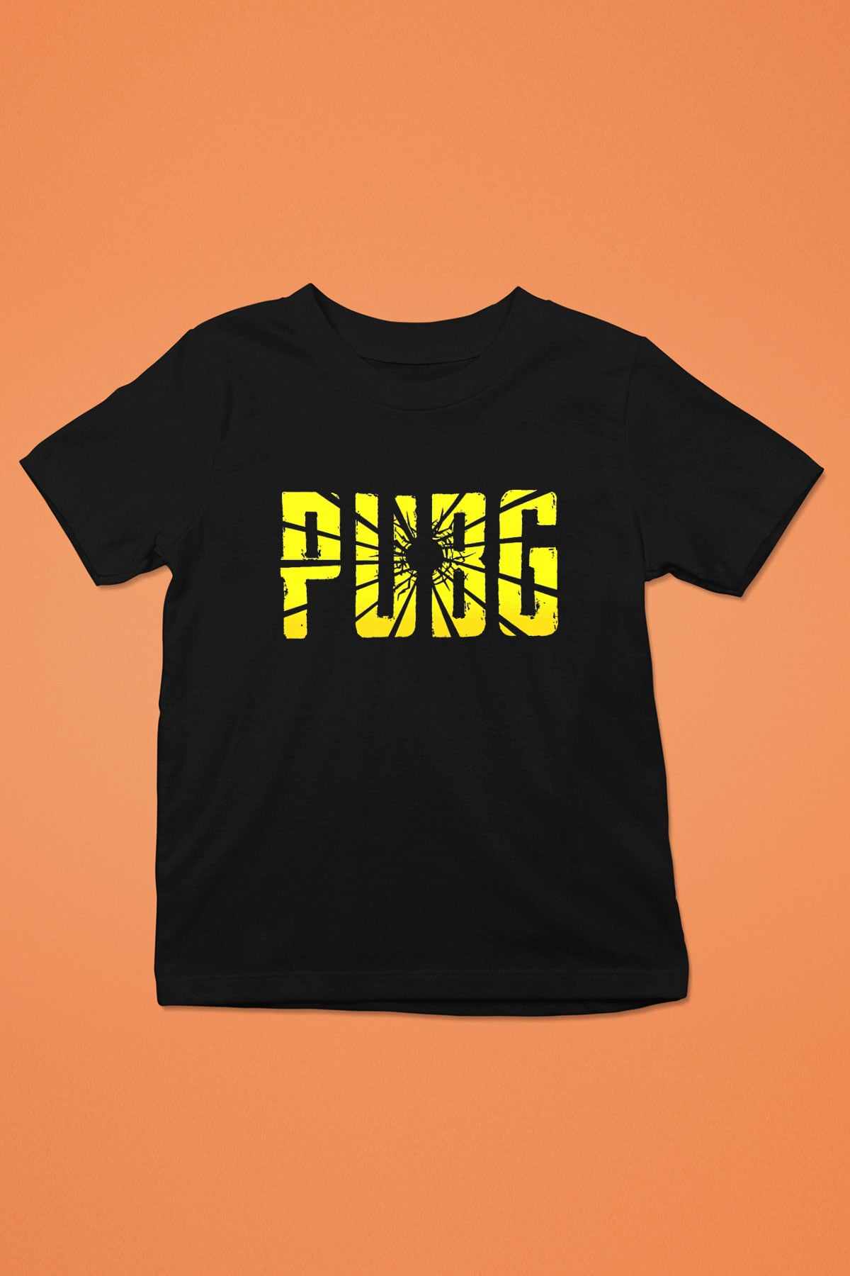 PUBG Siyah Unisex Çocuk Tişört