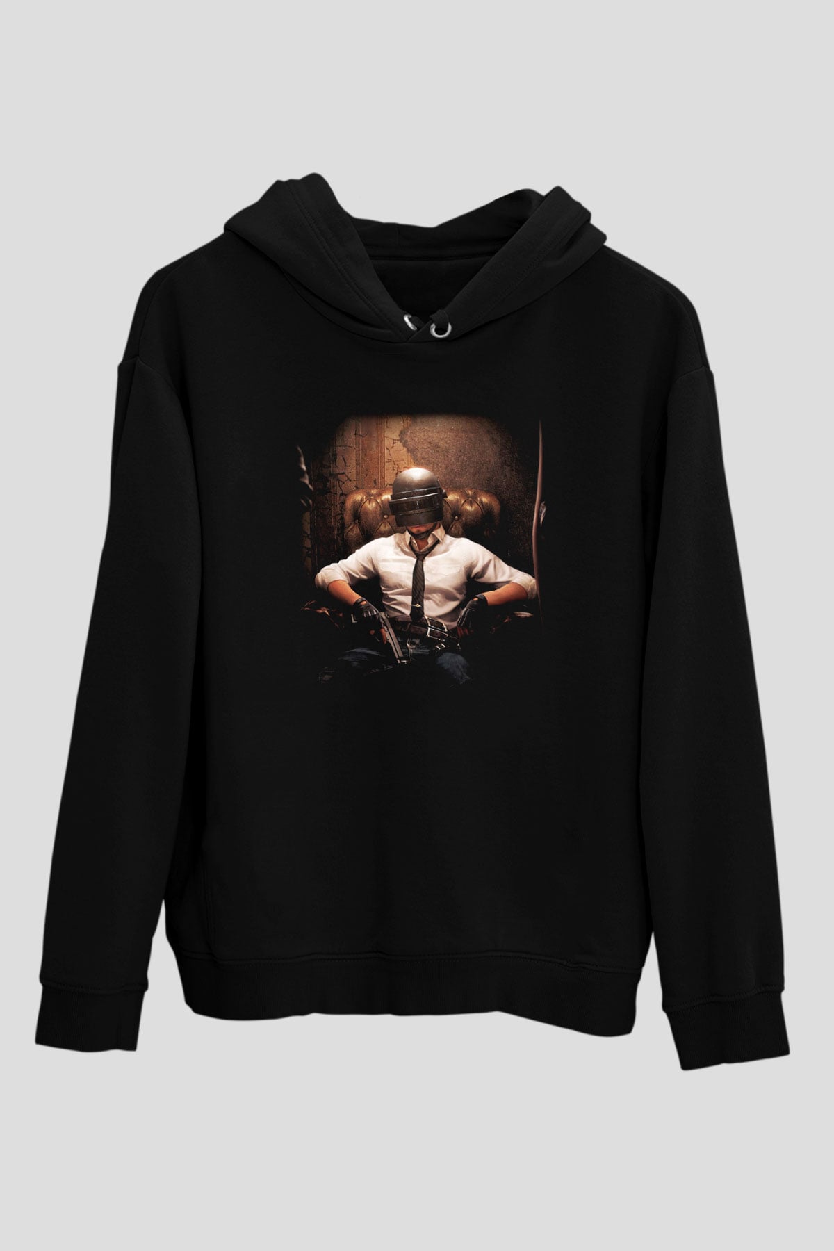 PUBG Siyah Unisex Hoodie