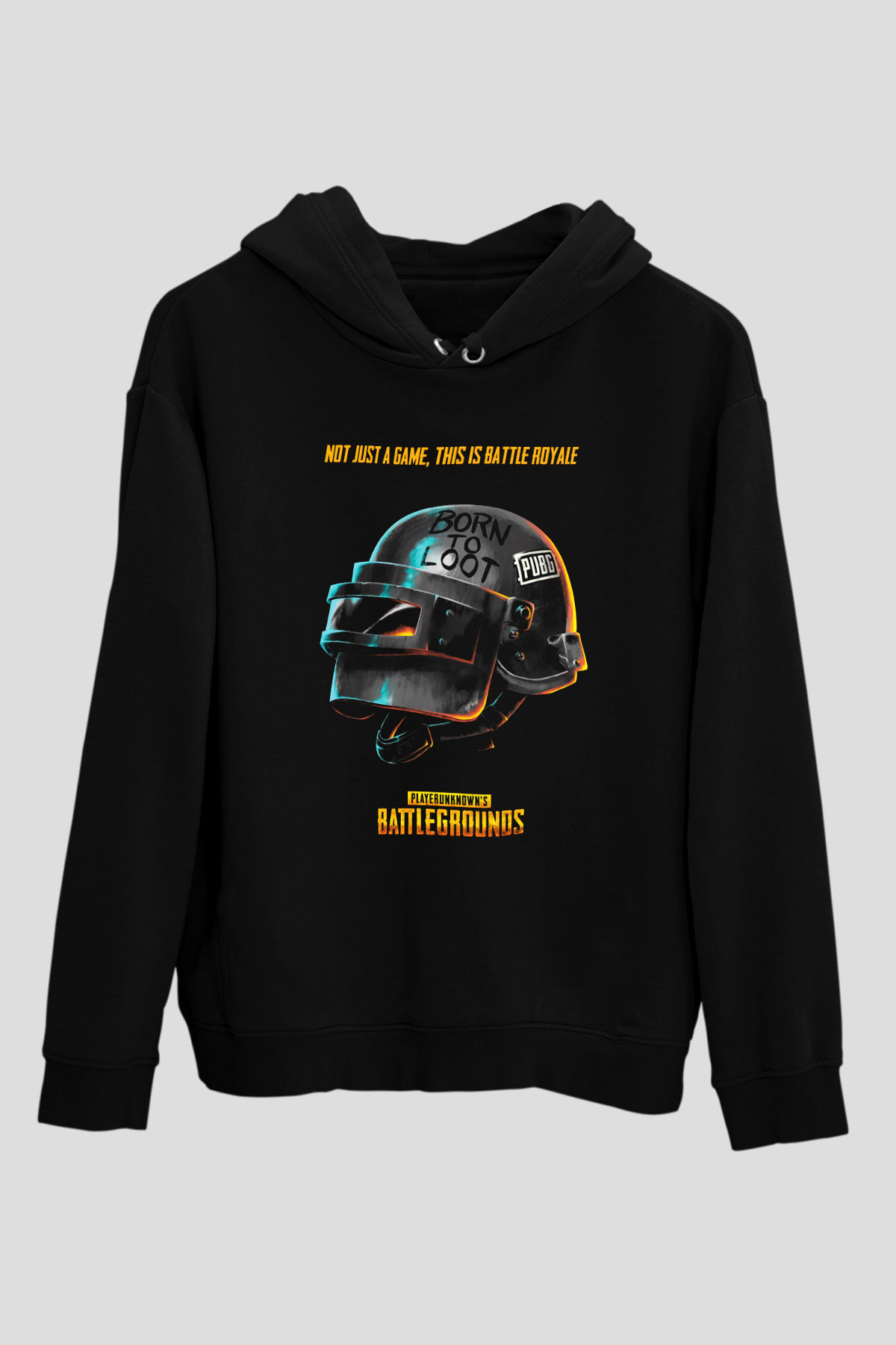 PUBG Siyah Unisex Hoodie