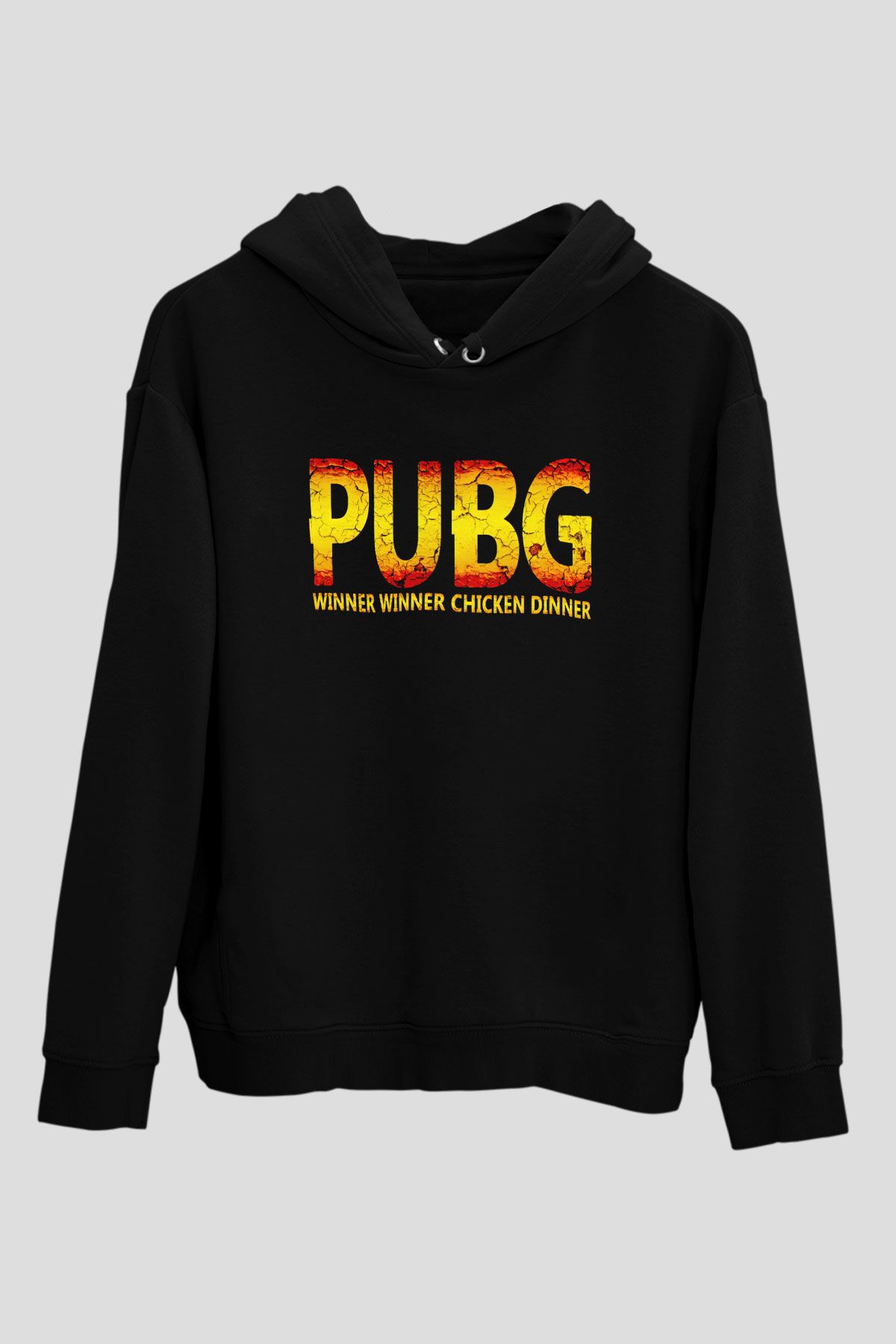 PUBG Siyah Unisex Hoodie