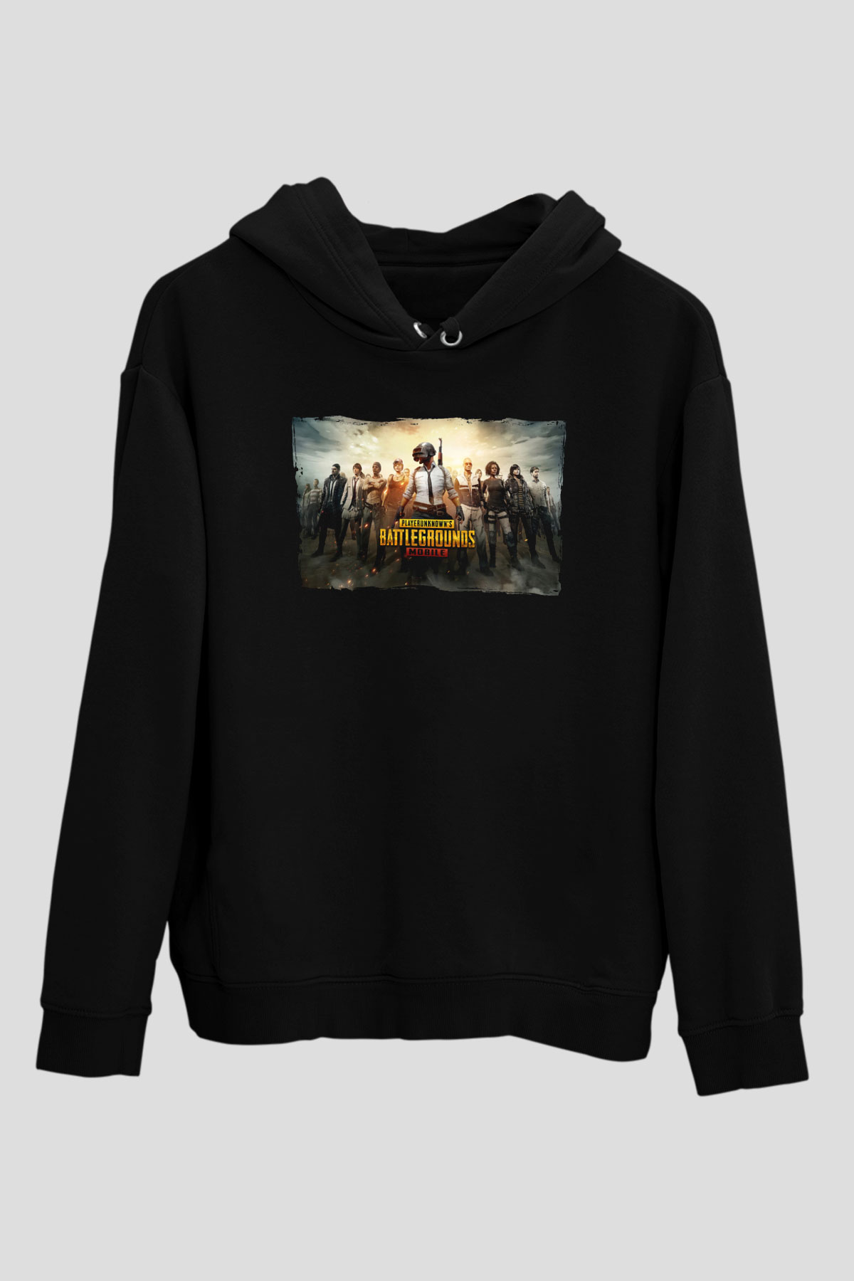 PUBG Siyah Unisex Hoodie