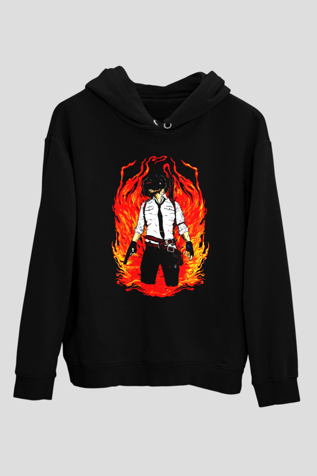 PUBG Siyah Unisex Hoodie