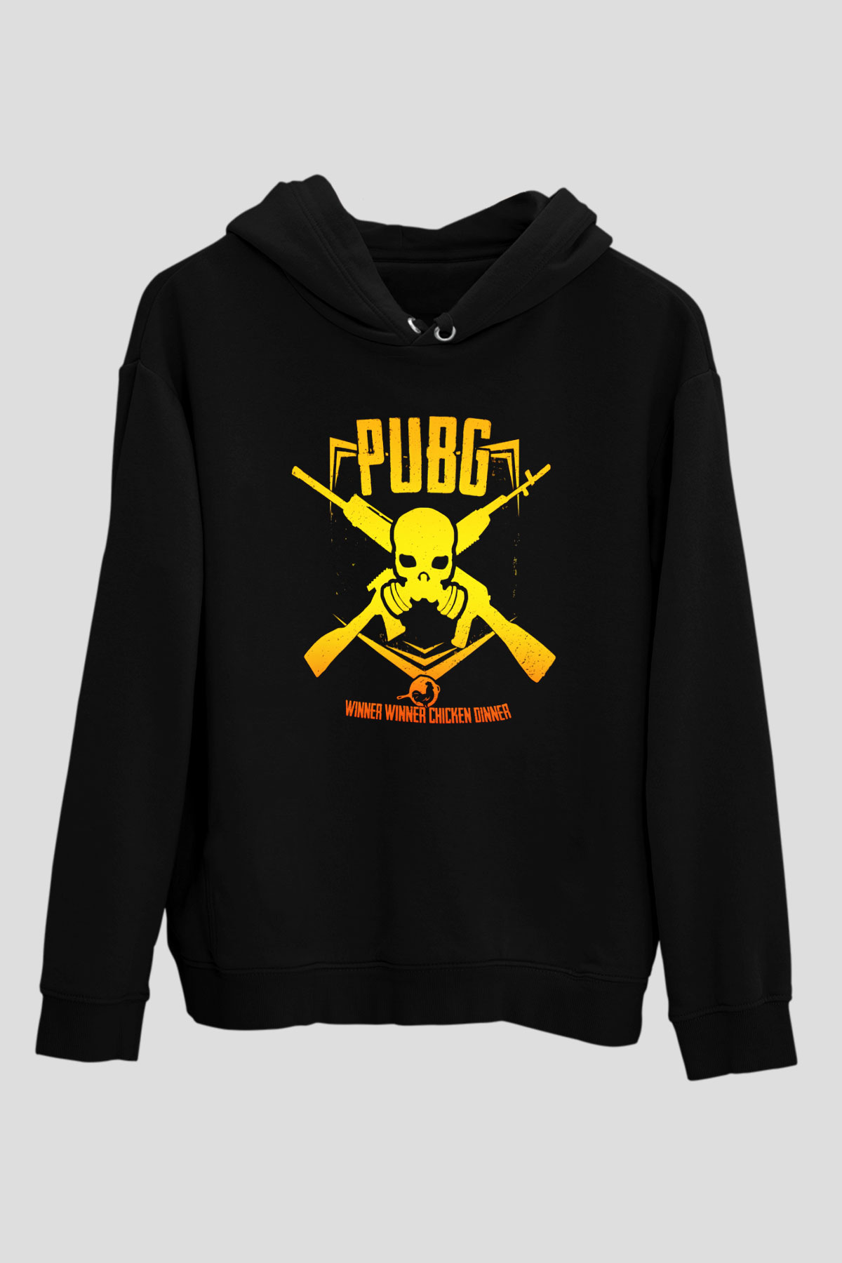 PUBG Siyah Unisex Hoodie