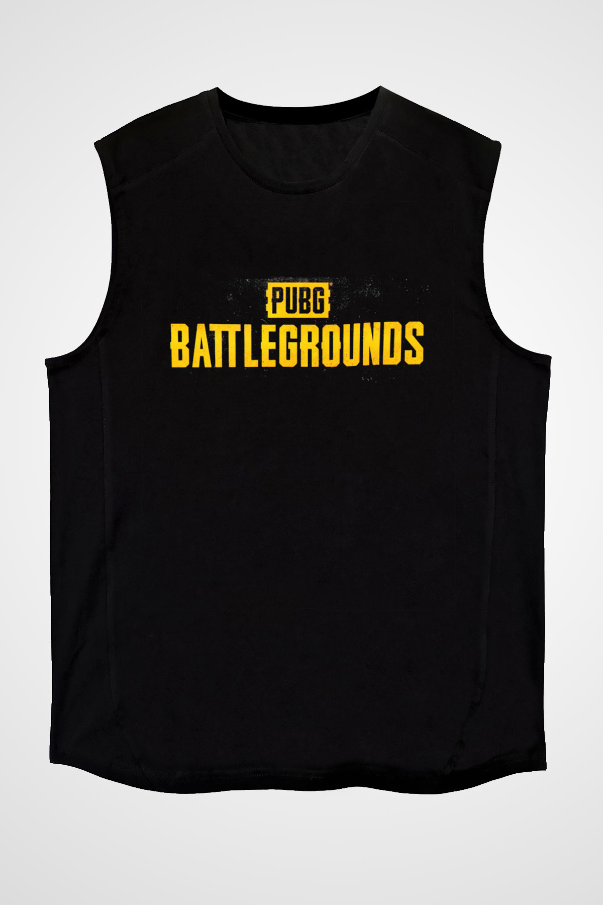 PUBG Siyah Unisex Kolsuz Tişört