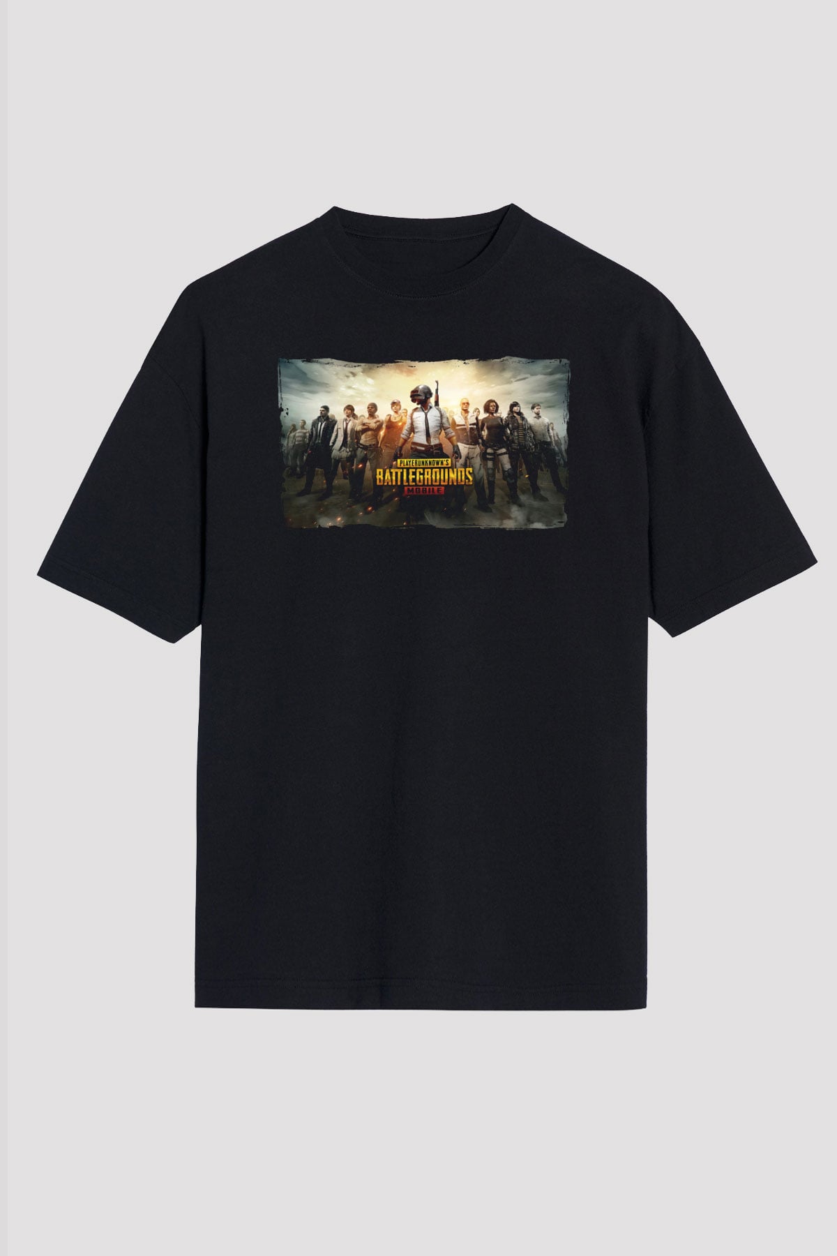 PUBG Siyah Unisex Tişört T-Shirt
