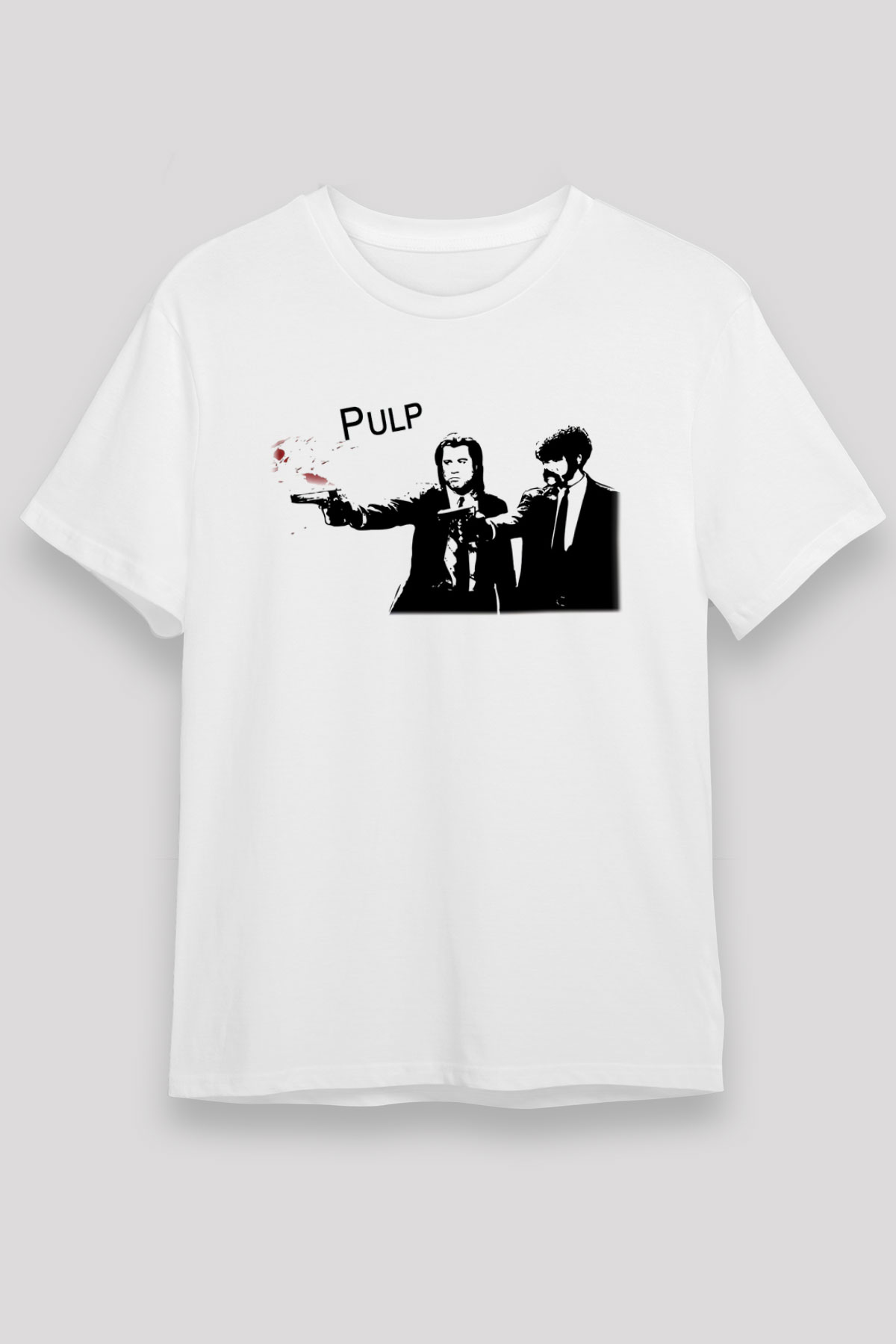 Pulp Fiction Beyaz Unisex Tişört T-Shirt