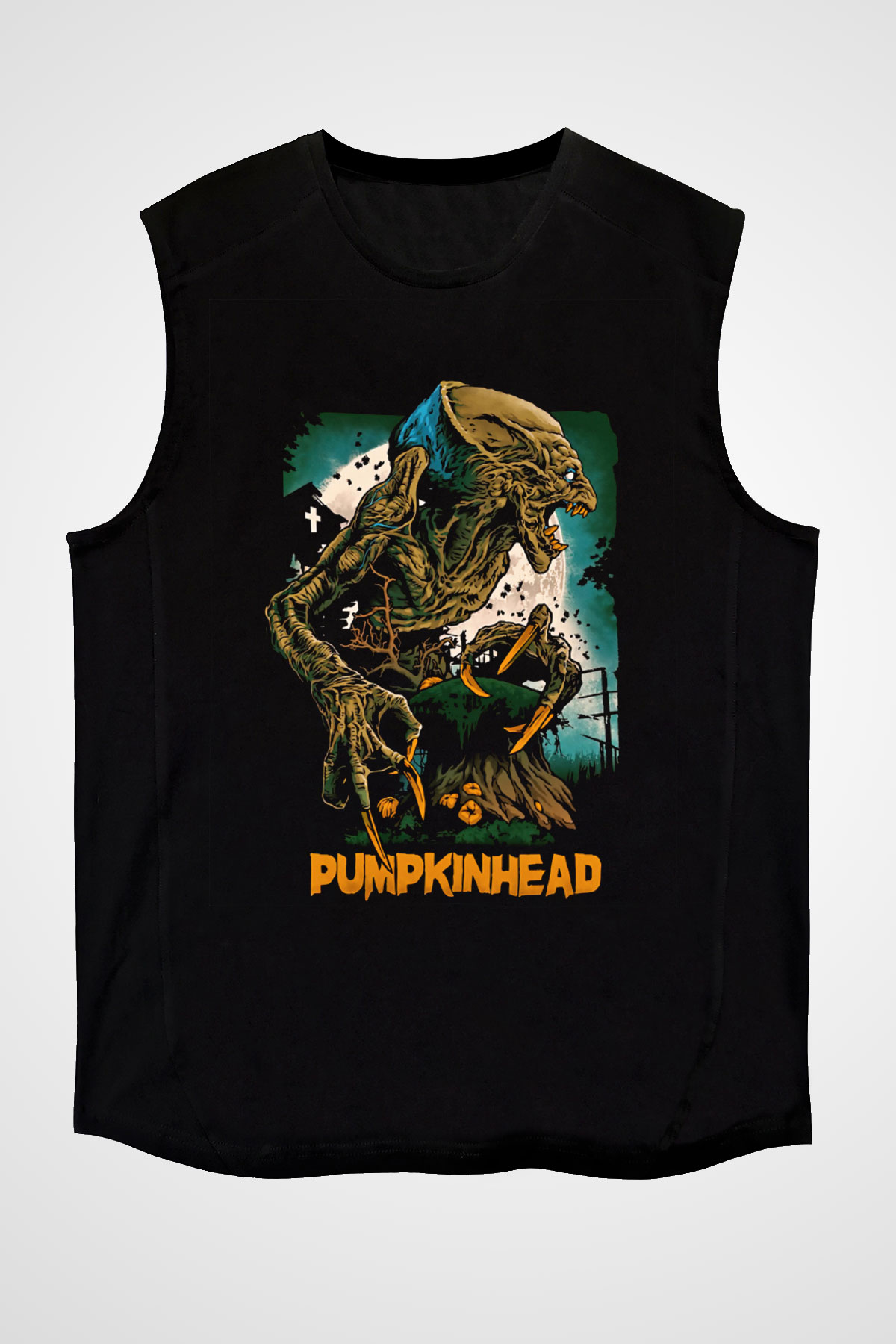 Pumpkinhead Siyah Unisex Kolsuz Tişört