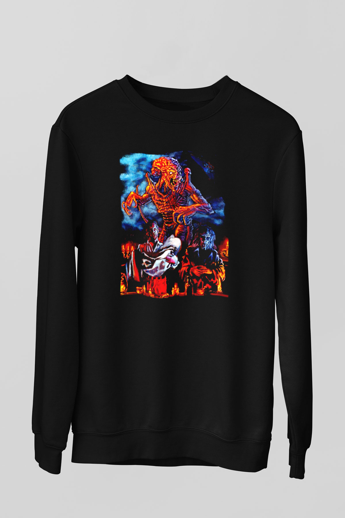 Pumpkinhead Siyah Unisex Sweatshirt