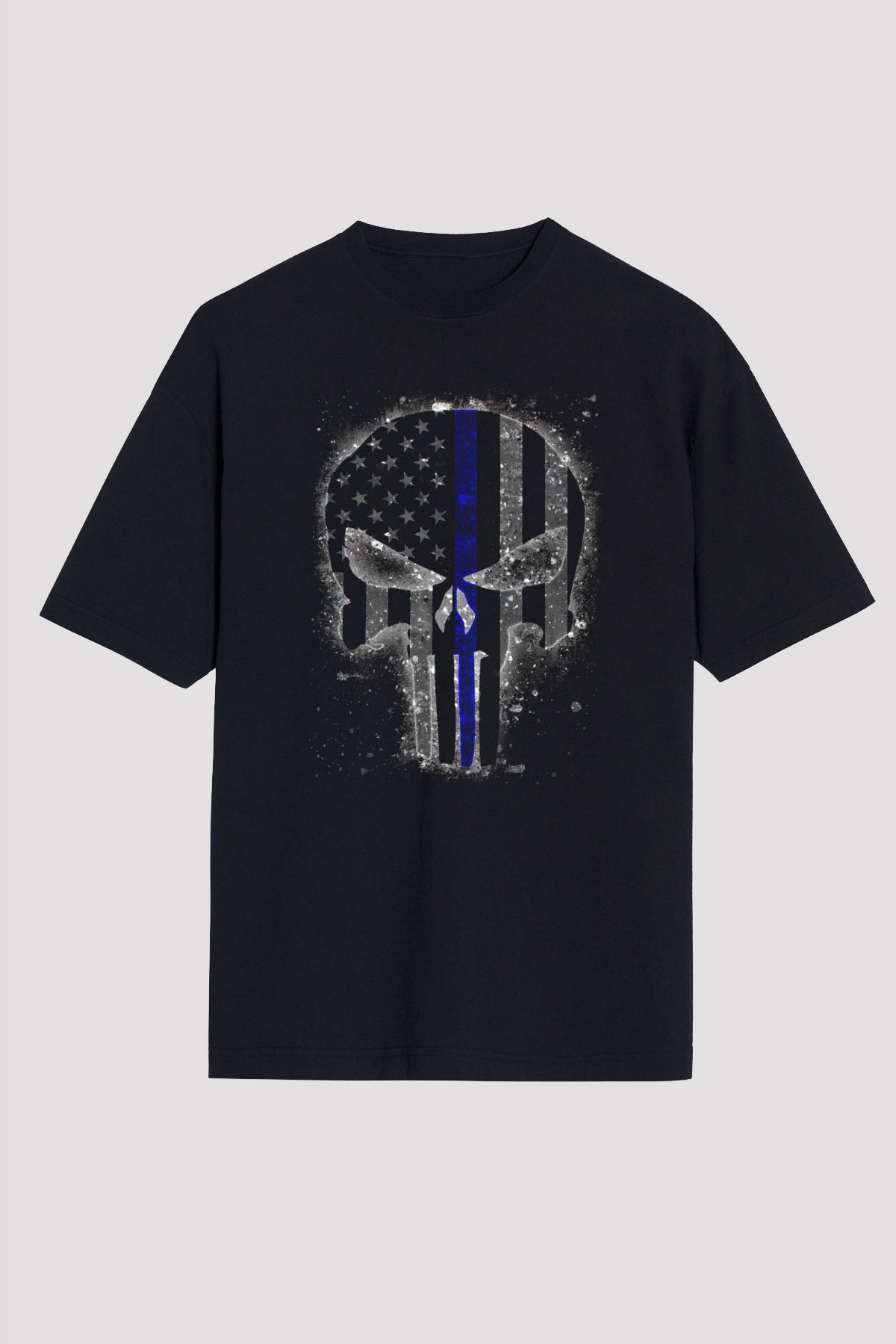 Punisher Siyah Unisex Tişört T-Shirt