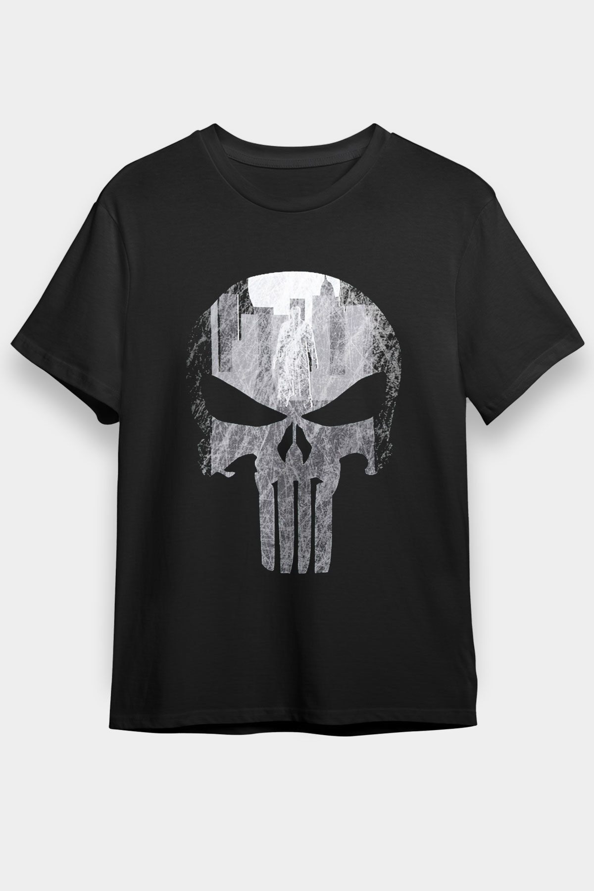 Punisher Black Unisex Graphic Tee - STREETWEAR