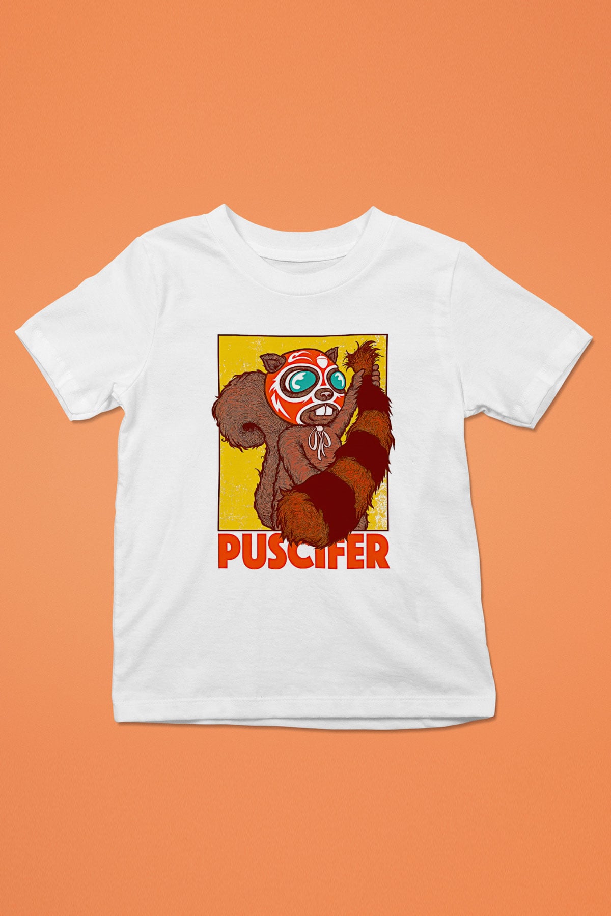 Puscifer Baskılı Beyaz Unisex Beyaz Çocuk Tişört - Tshirt