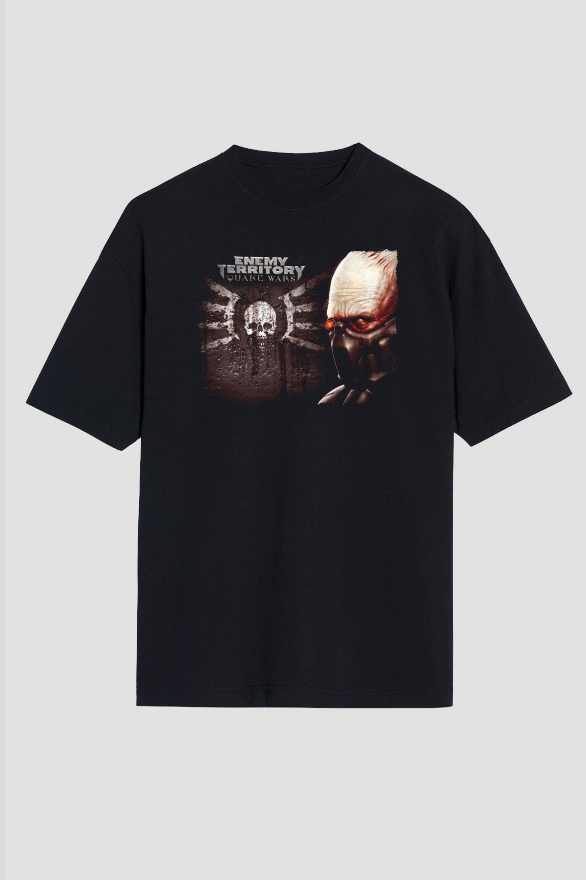 Quake Wars Siyah Unisex Tişört T-Shirt