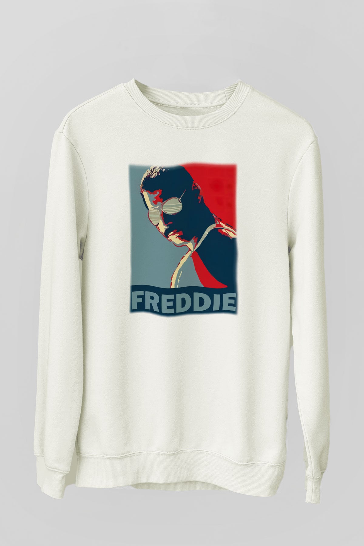Queen Beyaz Unisex Sweatshirt