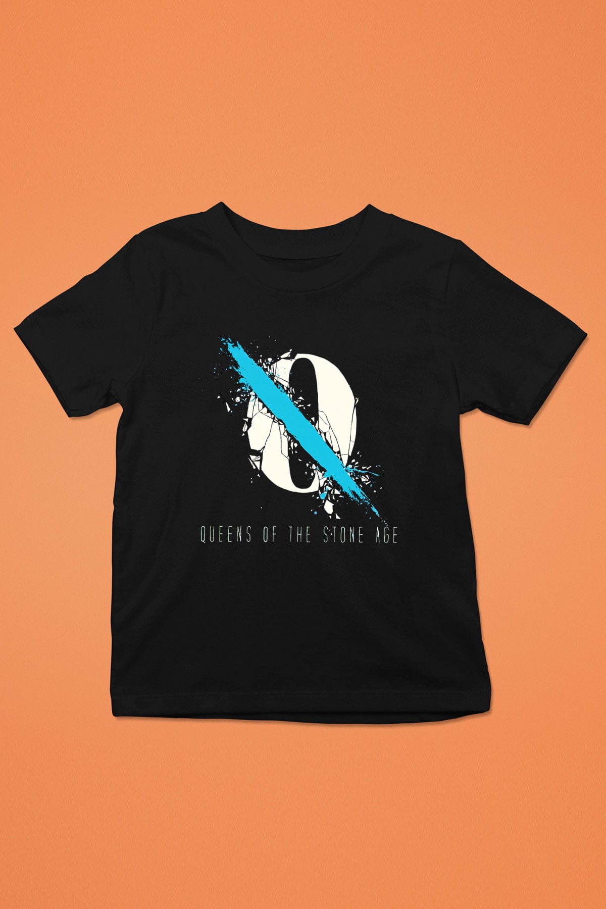 Queens of the Stone Age Baskılı Siyah Unisex Çocuk Tişört