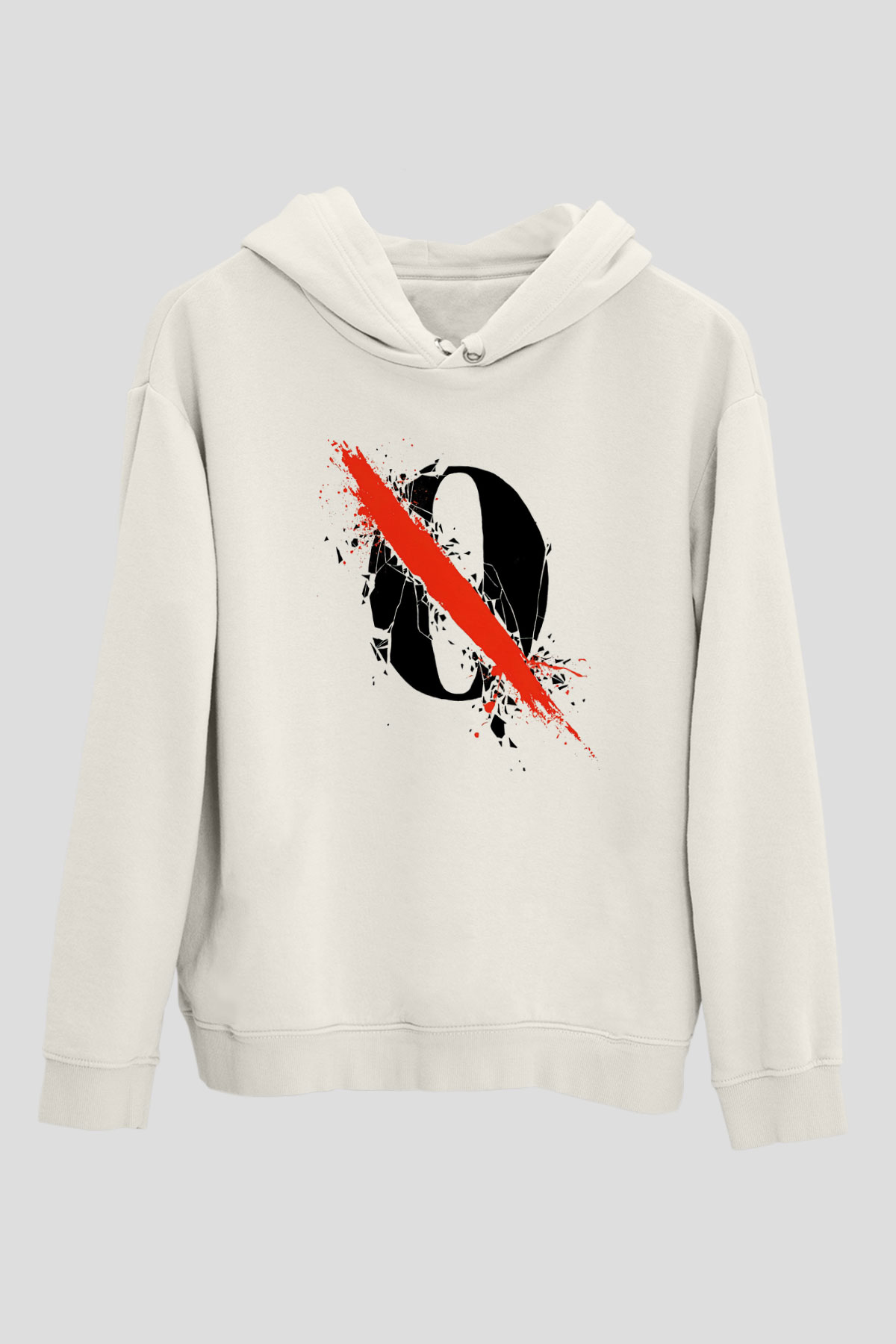 Queens of the Stone Age Beyaz Unisex Kapşonlu Sweatshirt