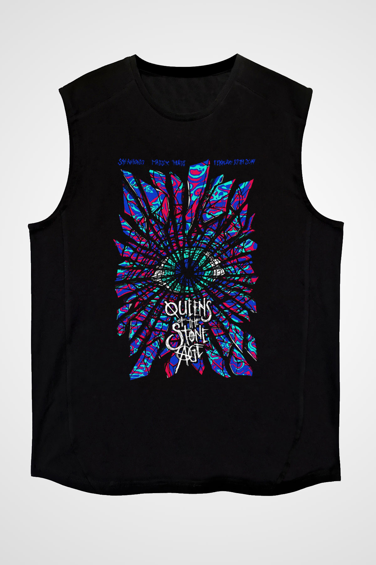 Queens of the Stone Age Siyah Unisex Kolsuz Tişört