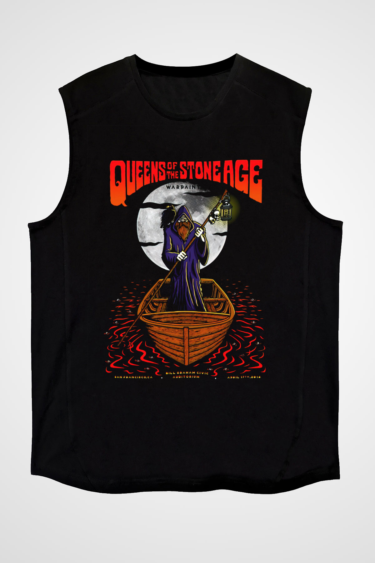 Queens of the Stone Age Siyah Unisex Kolsuz Tişört