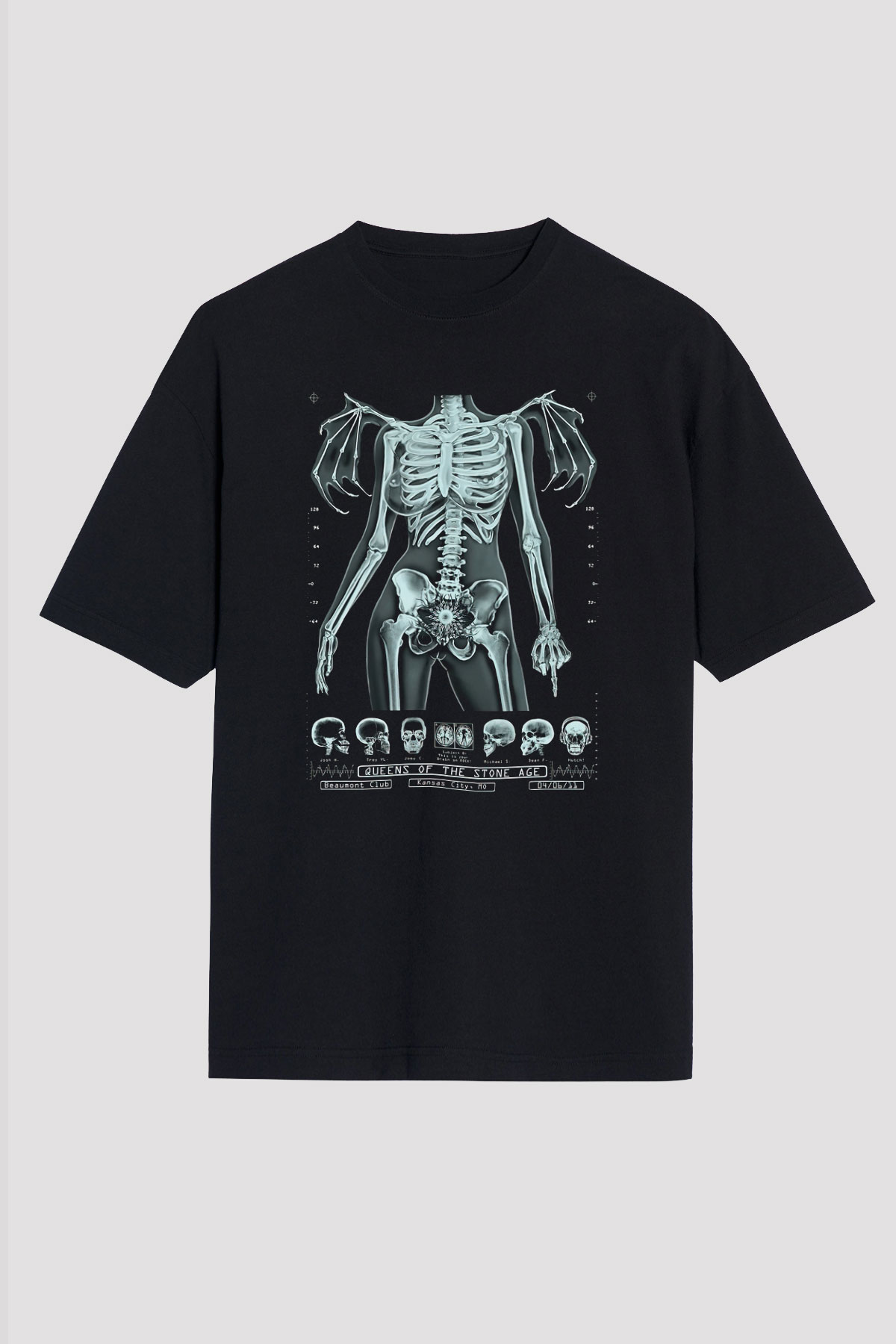 Queens of the Stone Age Siyah Unisex Oversize Tişört T-Shirt