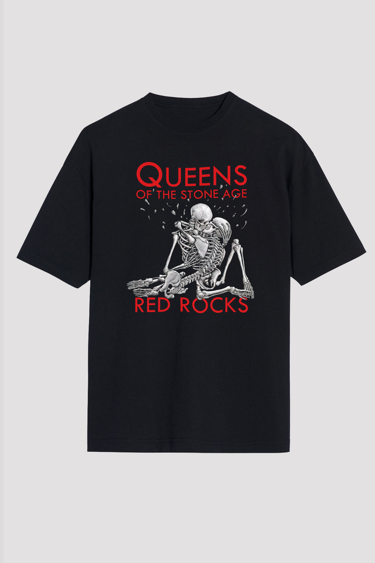 Queens of the Stone Age Siyah Unisex Oversize Tişört T-Shirt
