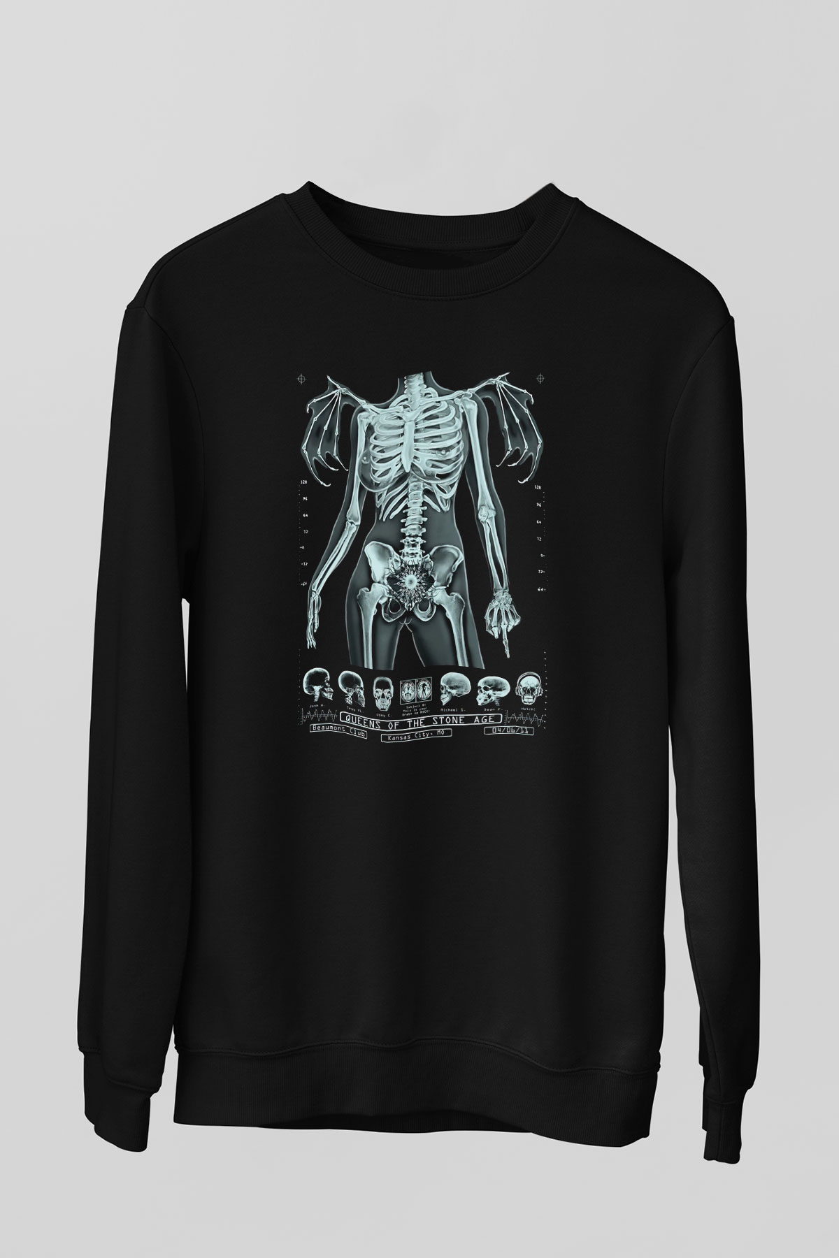 Queens of the Stone Age Siyah Unisex Sweatshirt