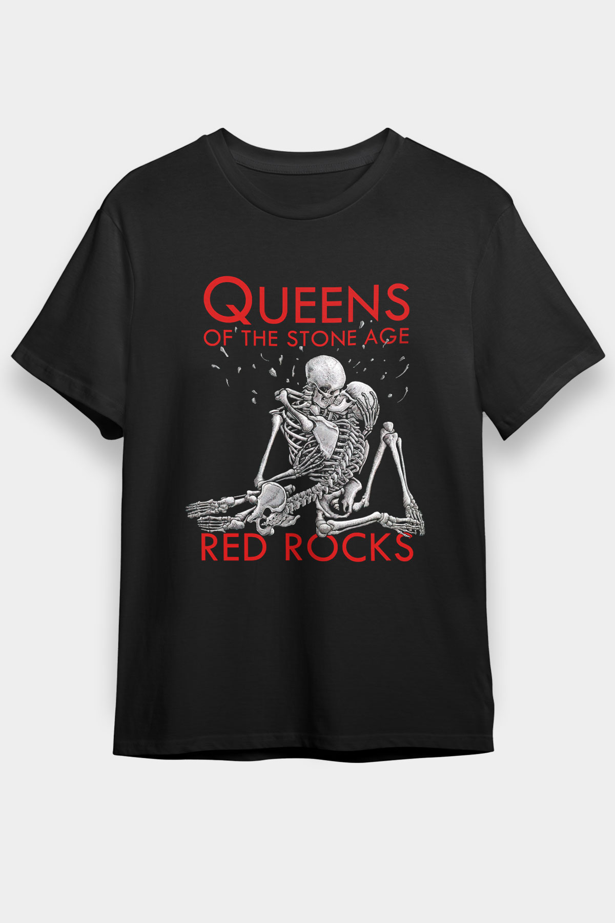 Queens of the Stone Age Siyah Unisex Tişört T-Shirt - TişörtFabrikası