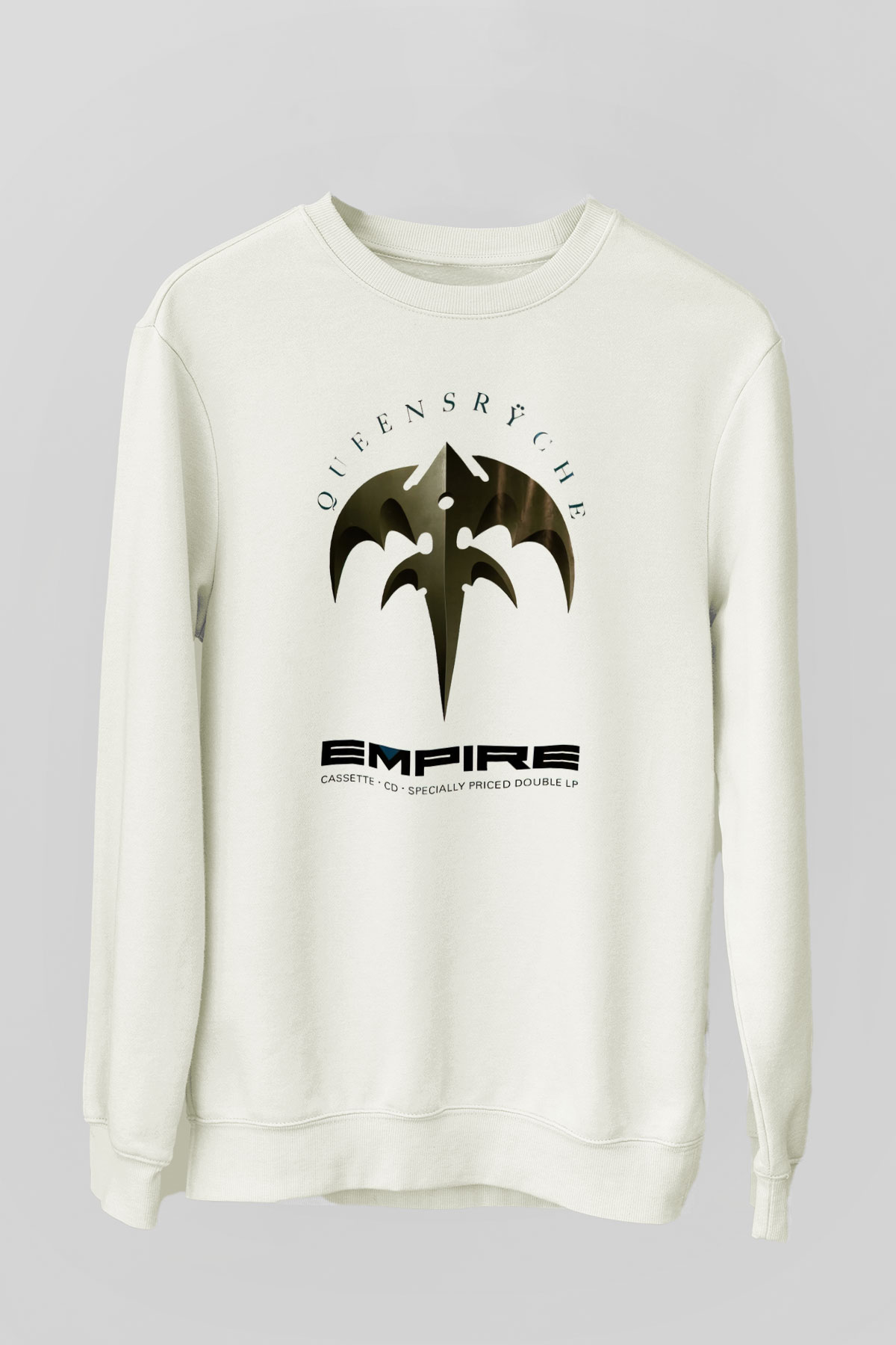 Queensryche Beyaz Unisex Sweatshirt