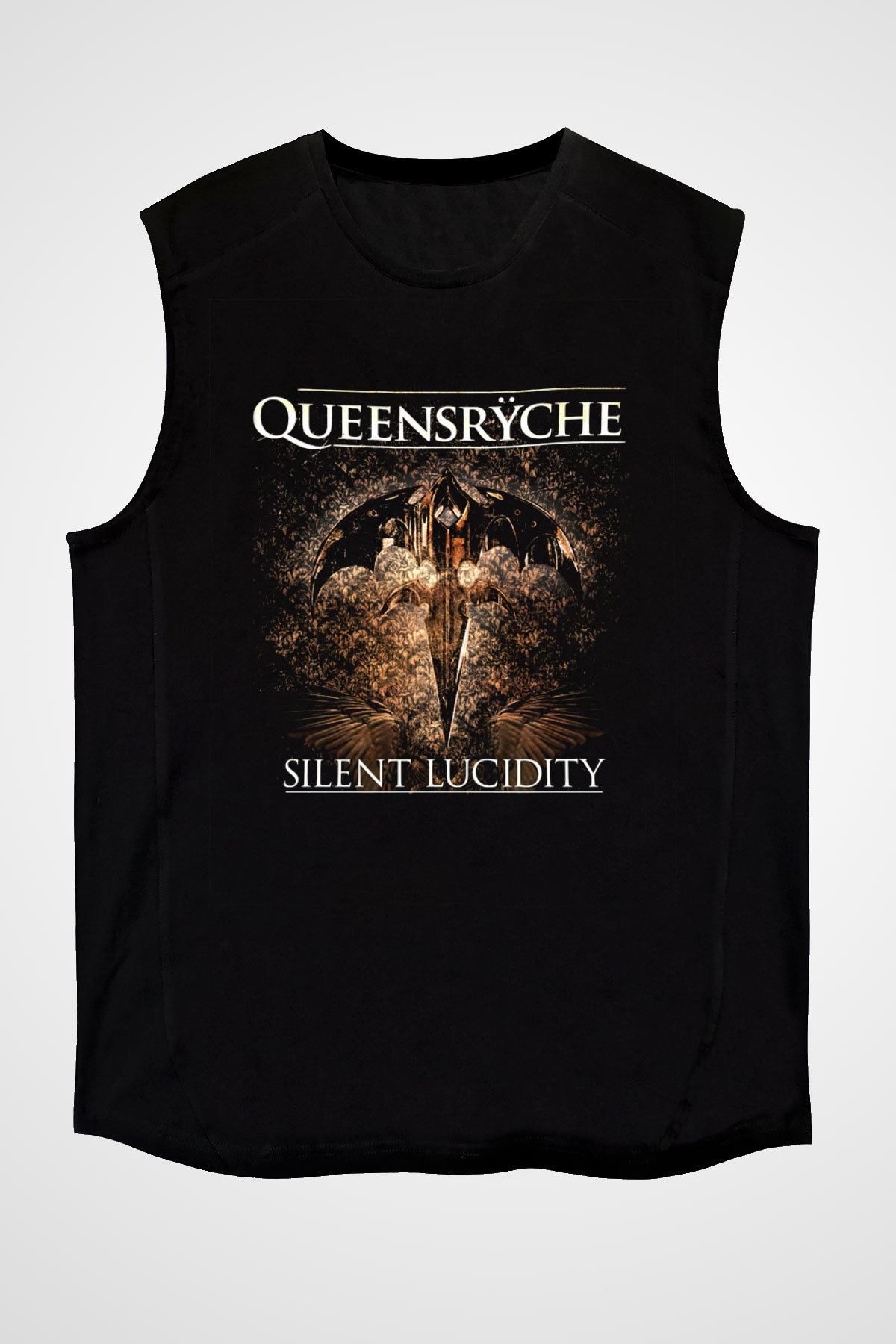 Queensryche Siyah Unisex Kolsuz Tişört
