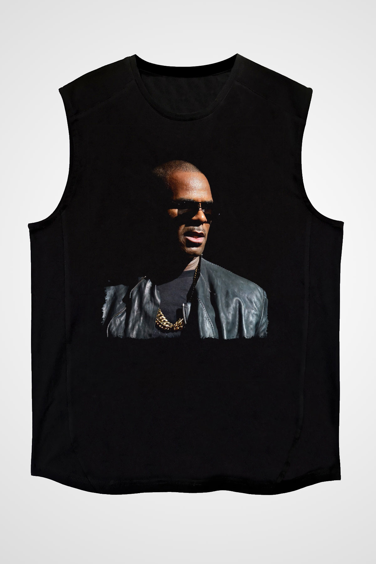 R.Kelly Siyah Unisex Kolsuz Tişört