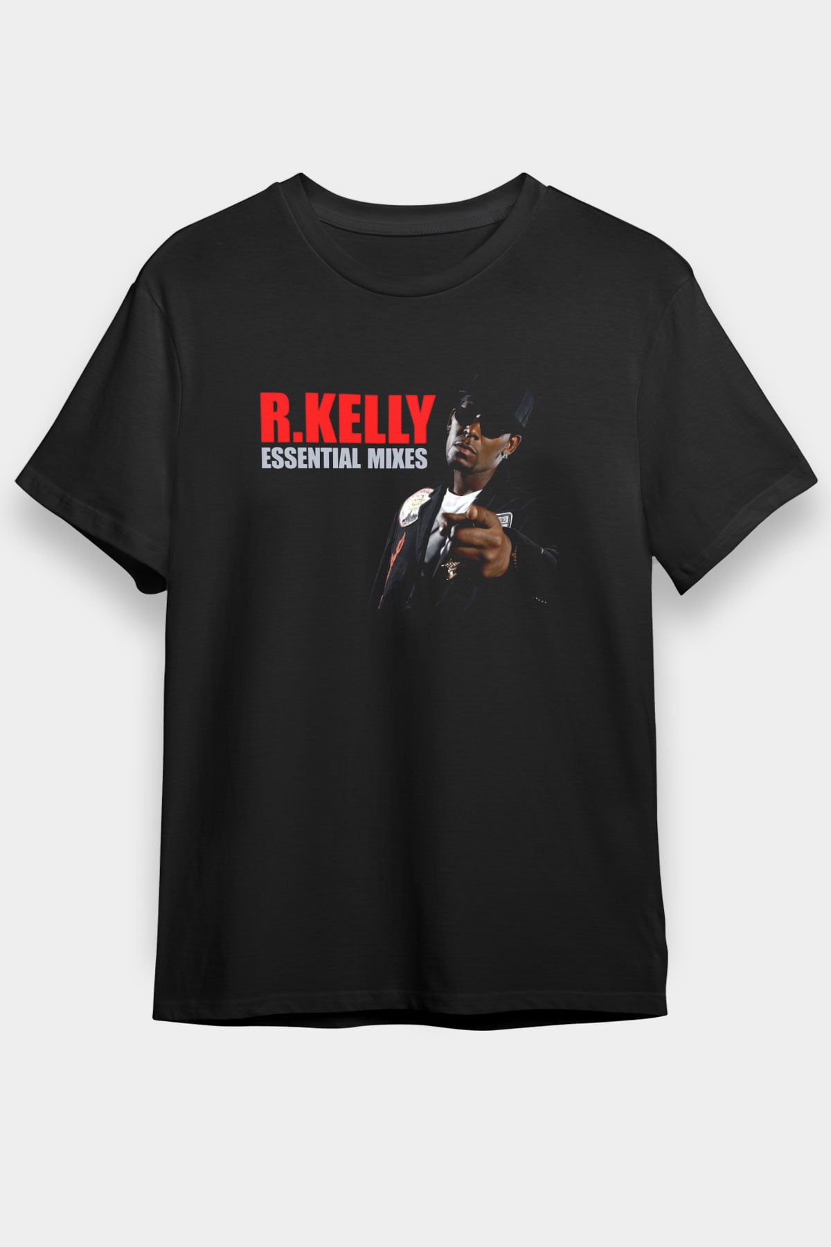 R.Kelly Siyah Unisex Tişört T-Shirt - TişörtFabrikası