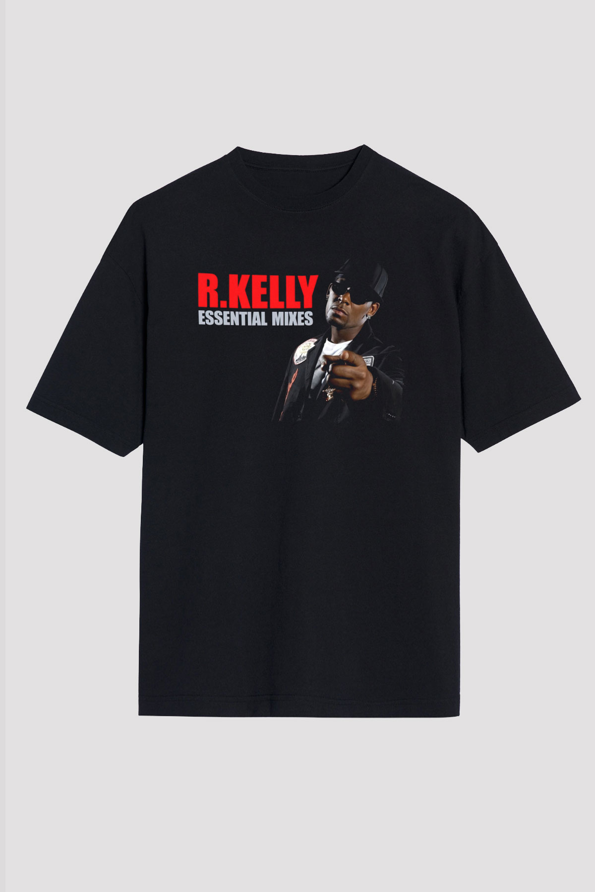 R.Kelly Siyah Unisex Tişört T-Shirt - TişörtFabrikası