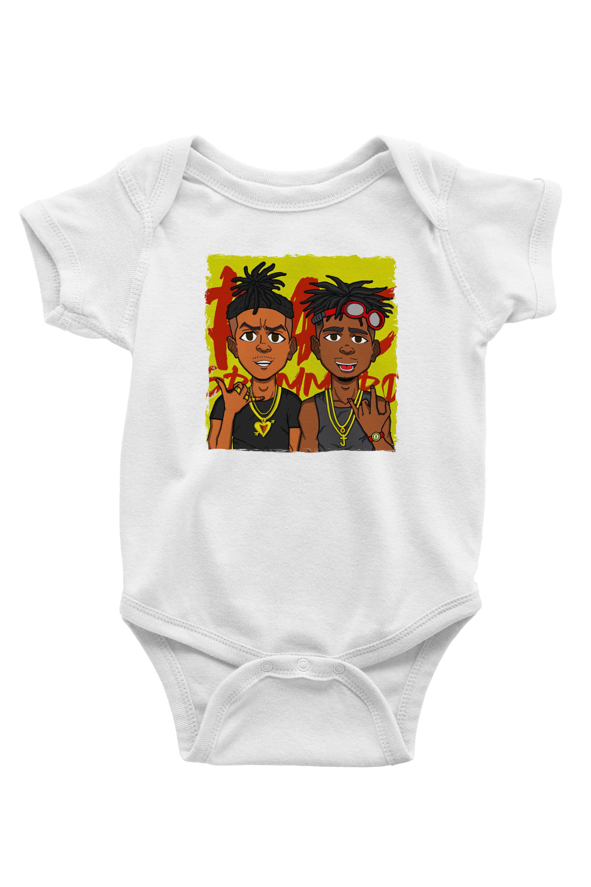 Rae Sremmurd Beyaz Bebek Body - Zıbın