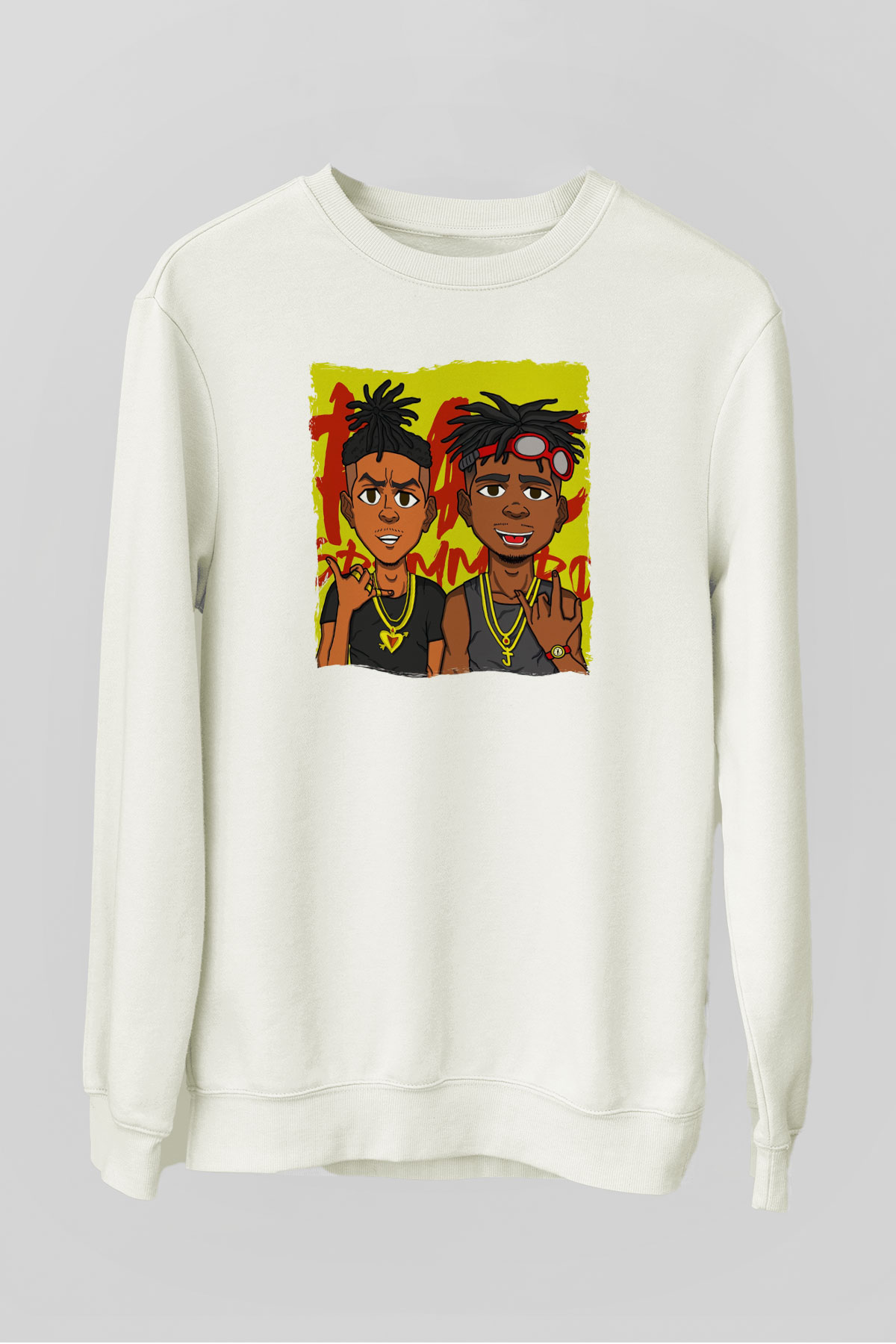 Rae Sremmurd Beyaz Unisex Sweatshirt
