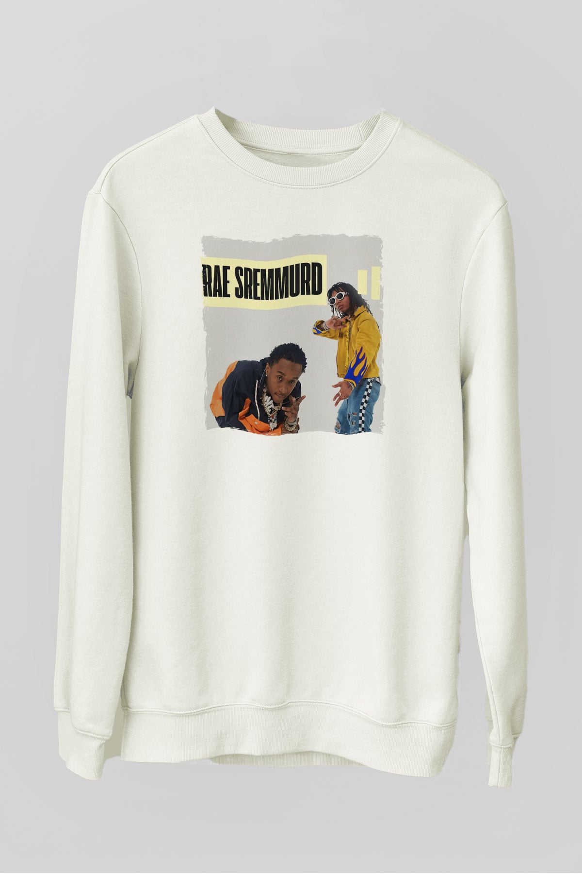 Rae Sremmurd Beyaz Unisex Sweatshirt