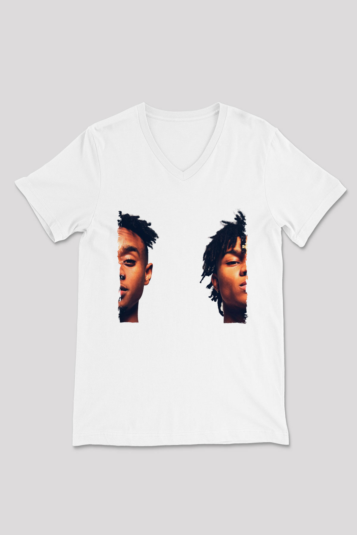 Rae Sremmurd Beyaz Unisex V Yaka Tişört