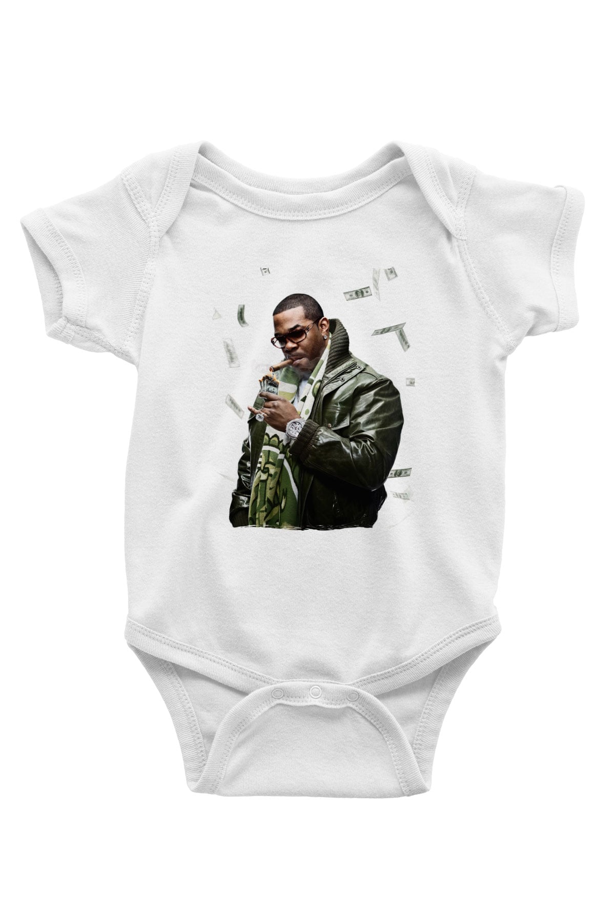 Raekwon Beyaz Bebek Body - Zıbın