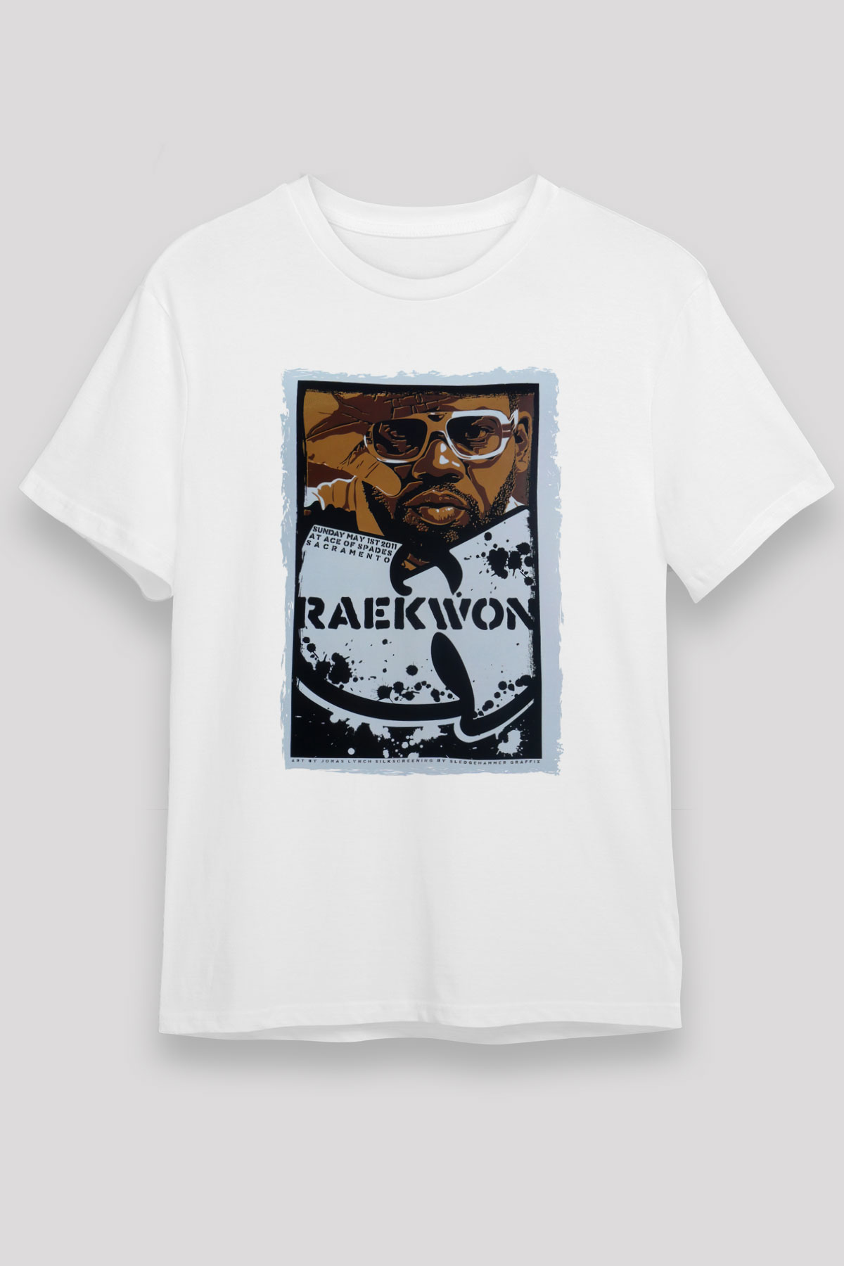 Raekwon Beyaz Unisex Tişört T-Shirt - TişörtFabrikası