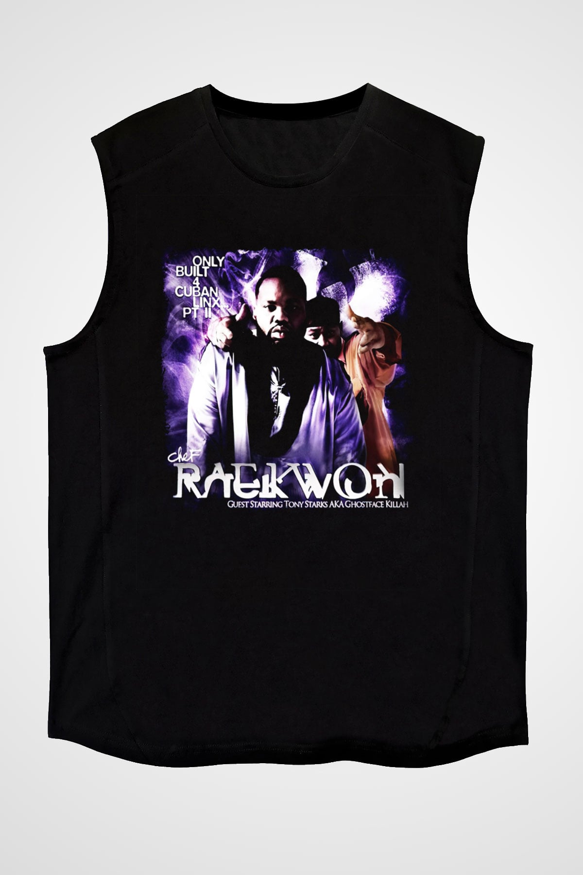 Raekwon Siyah Unisex Kolsuz Tişört