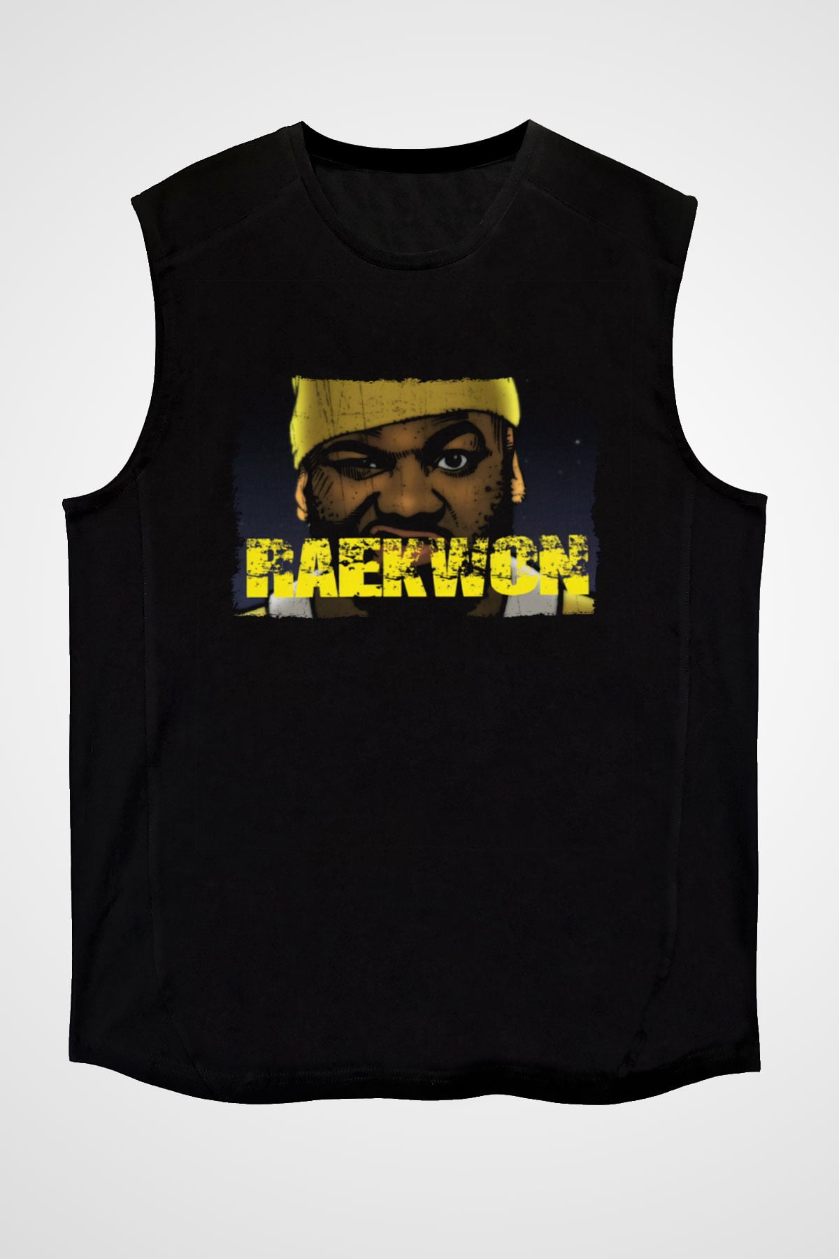 Raekwon Siyah Unisex Kolsuz Tişört