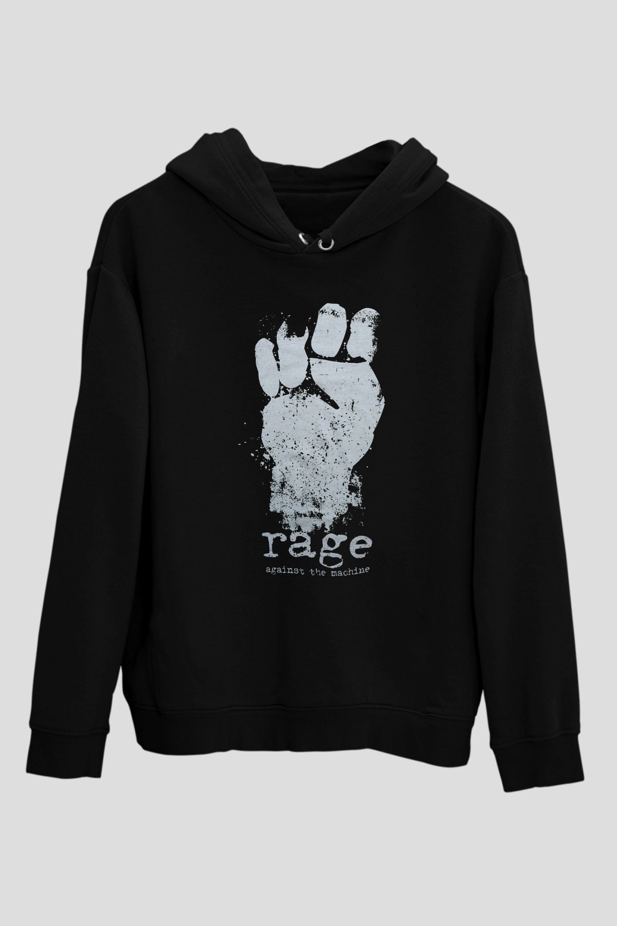 Rage Against the Machine Siyah Unisex Hoodie