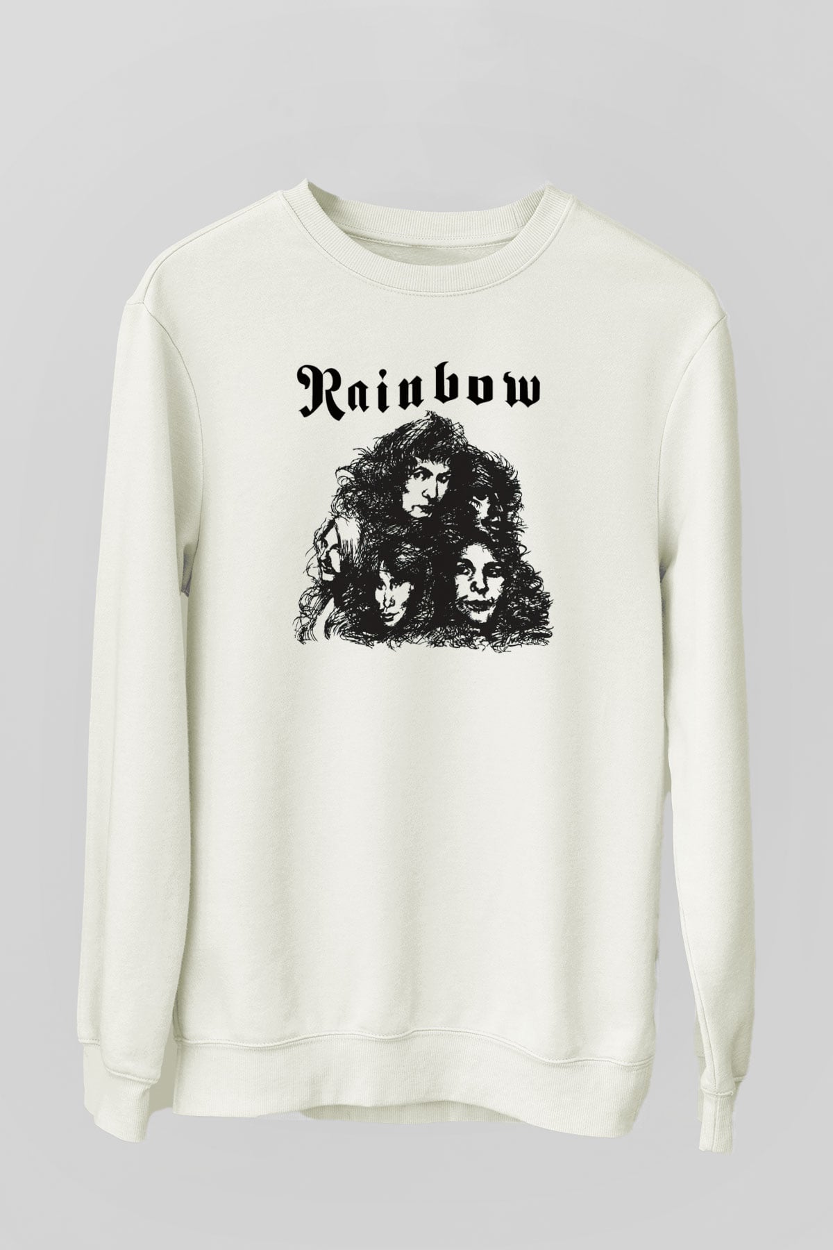 Rainbow Beyaz Unisex Sweatshirt