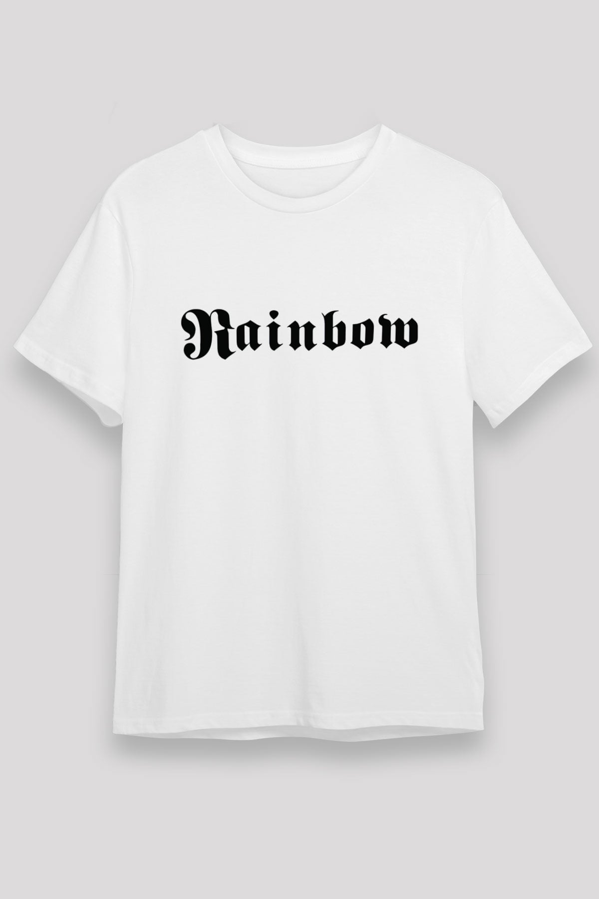 Rainbow Beyaz Unisex Tişört T-Shirt - TişörtFabrikası