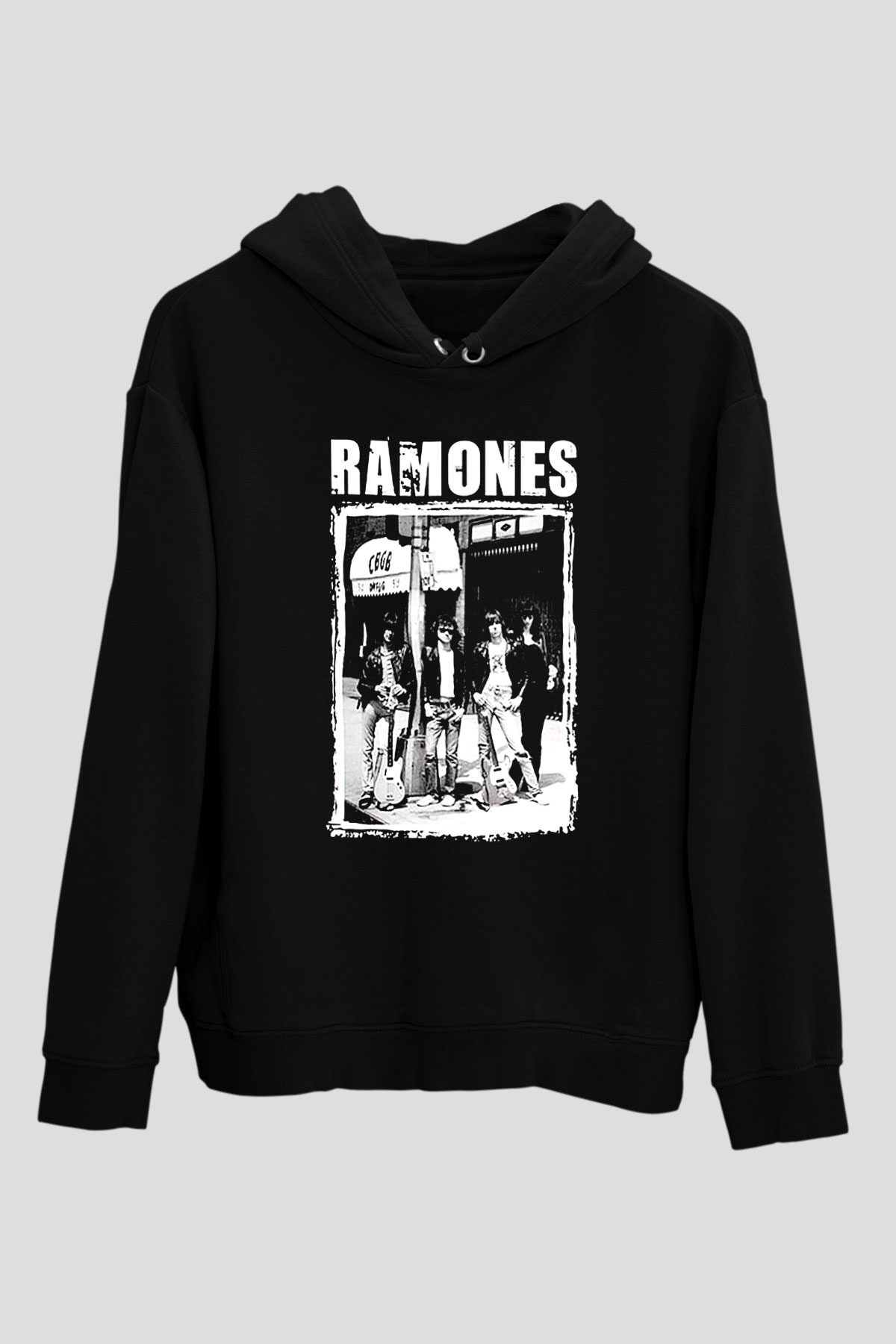Ramones Siyah Unisex Hoodie