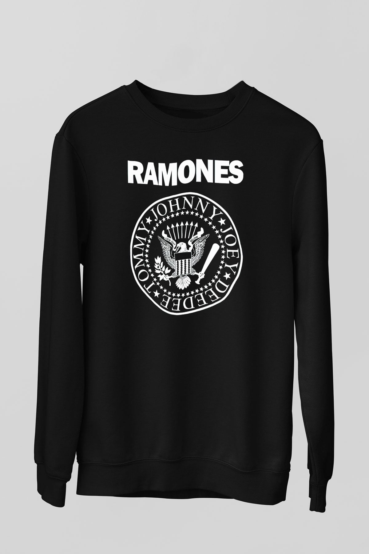 Ramones Siyah Unisex Sweatshirt
