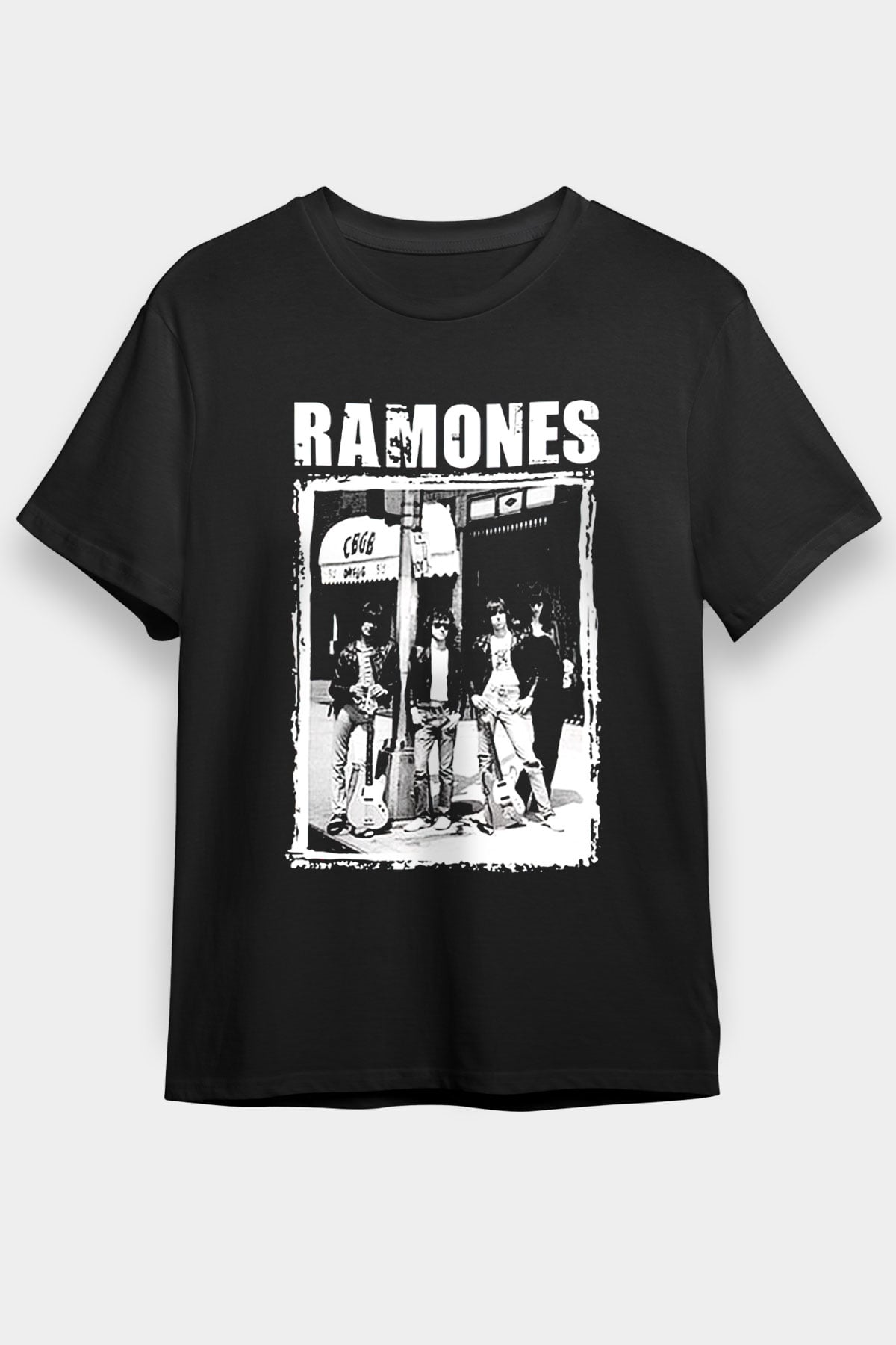 Ramones Siyah Unisex Tişört T-Shirt - TişörtFabrikası