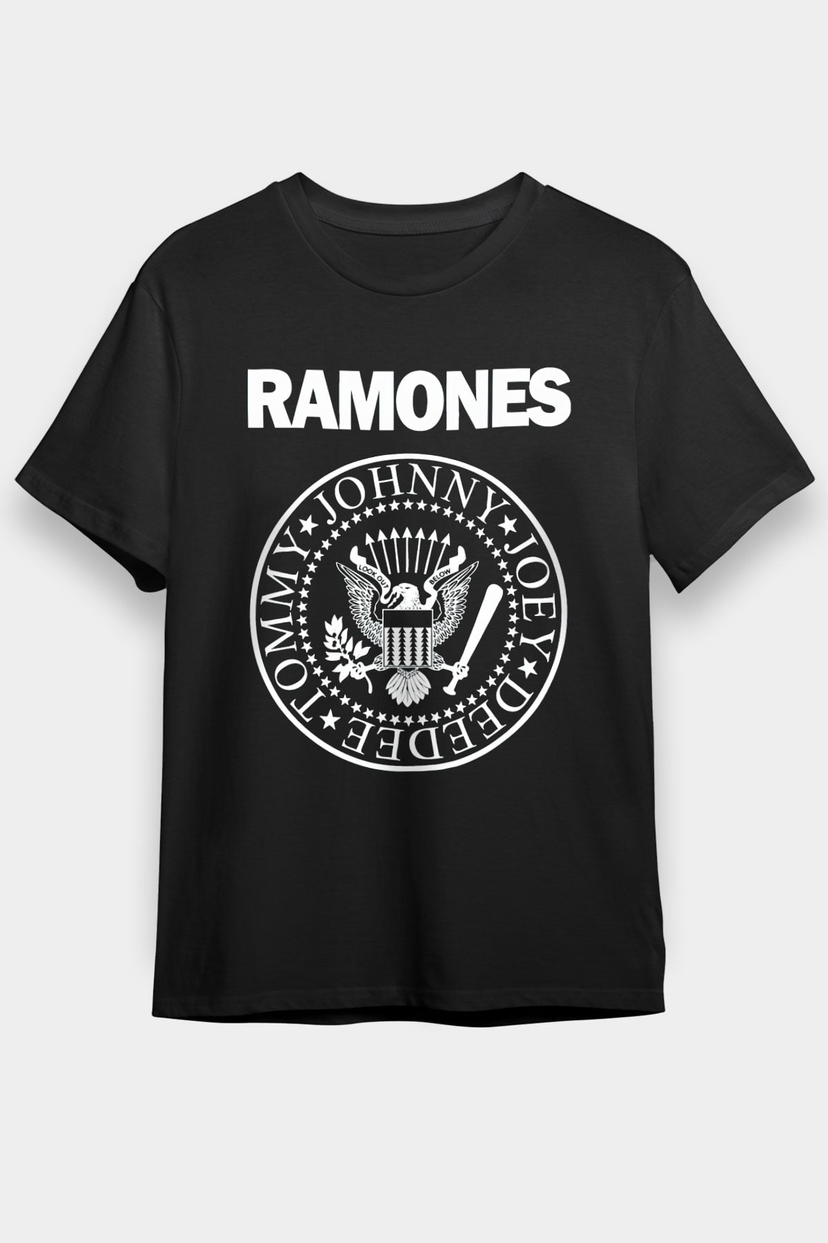 Ramones Siyah Unisex Tişört T-Shirt - TişörtFabrikası