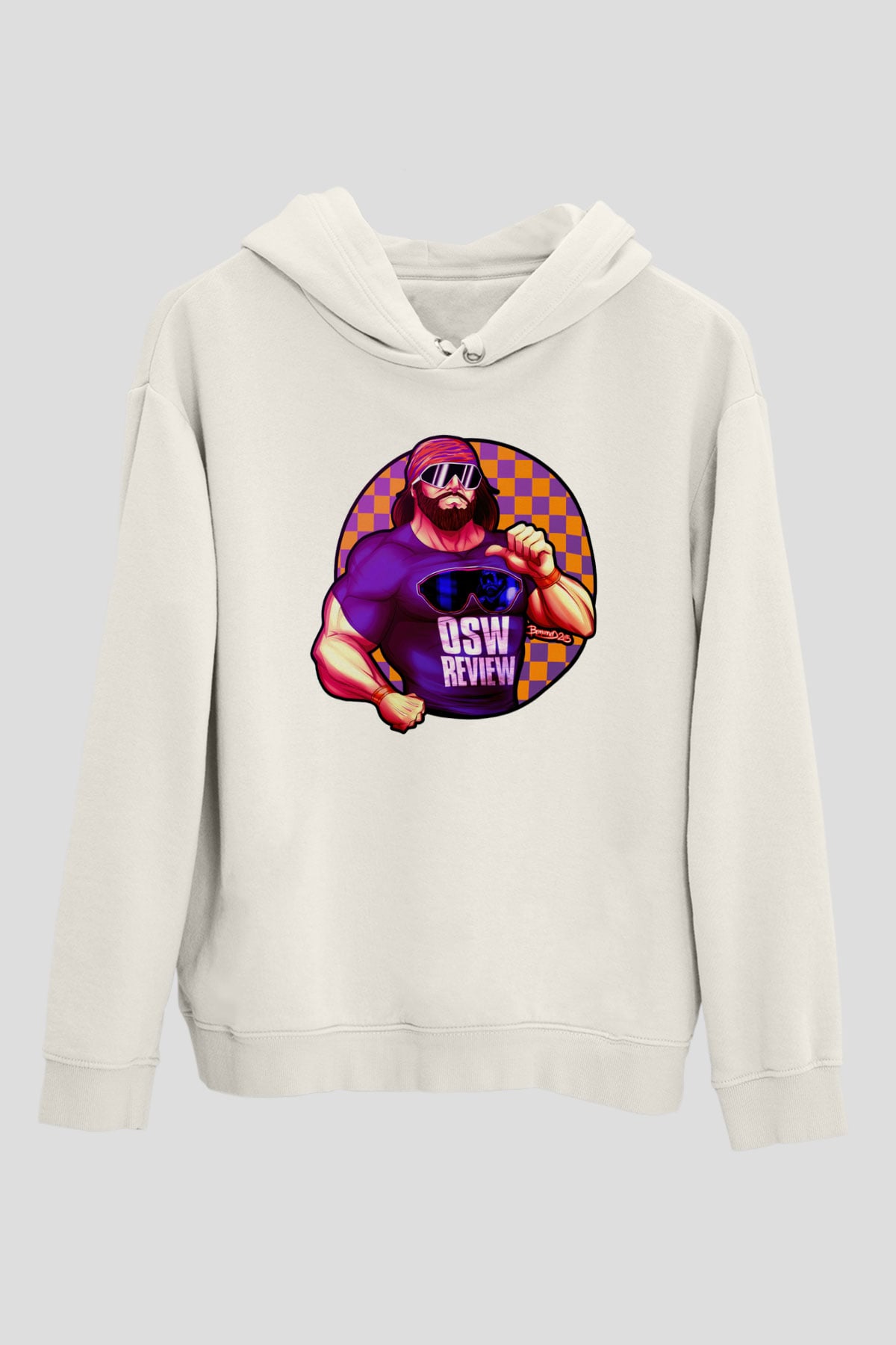 Randy Savage Beyaz Unisex Hoodie