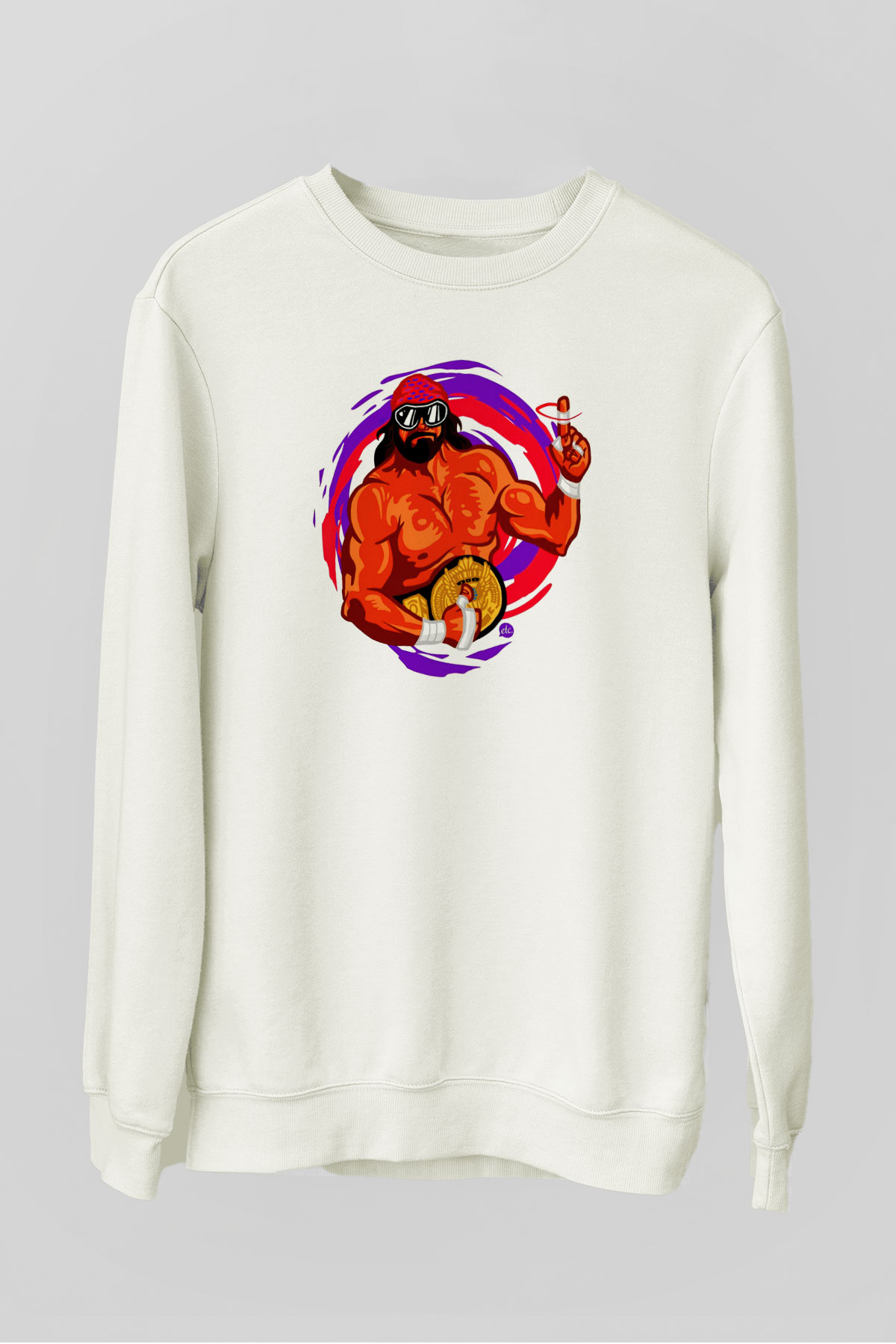 Randy Savage Beyaz Unisex  Sweatshirt