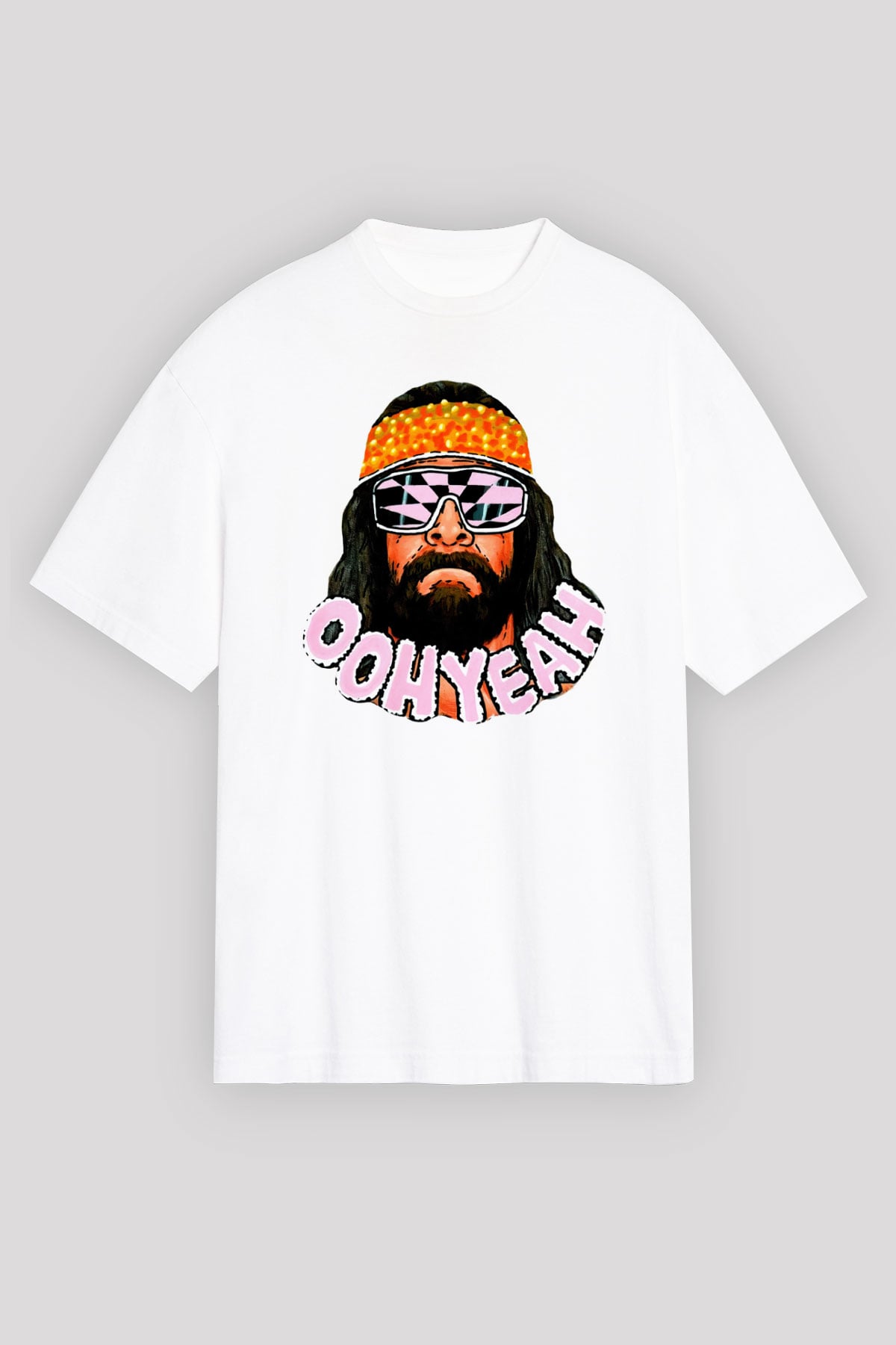 Randy Savage Beyaz Unisex Tişört