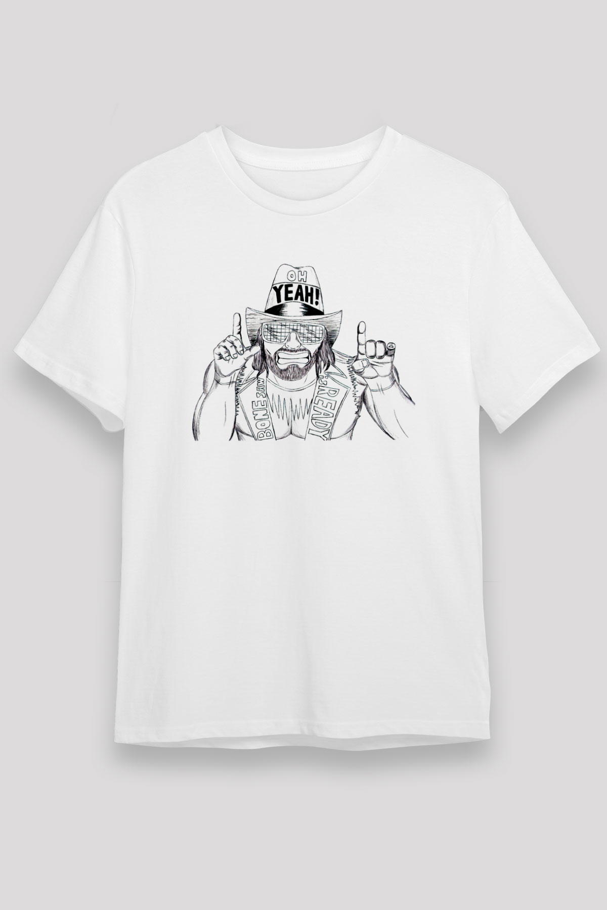 Randy Savage Beyaz Unisex Tişört